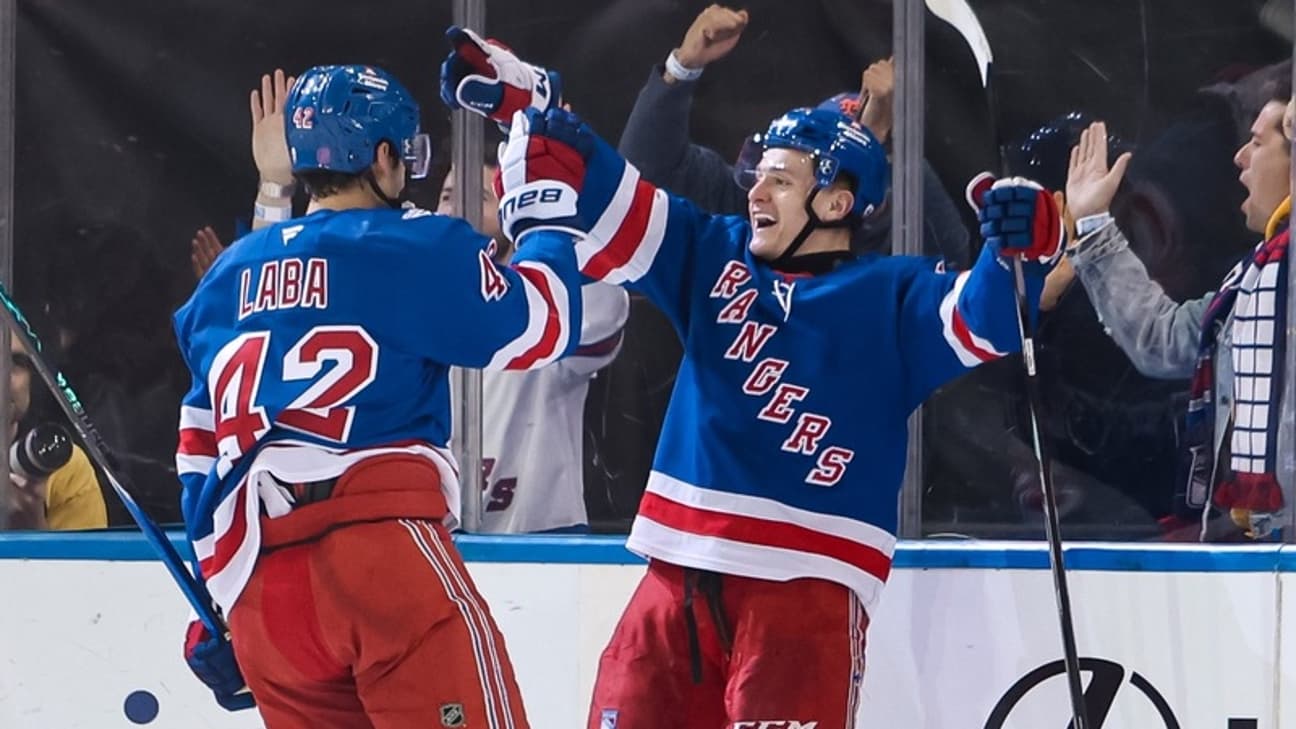 Capitals Sv Rangers Rangers pour it on in 8-1 win over Capitals