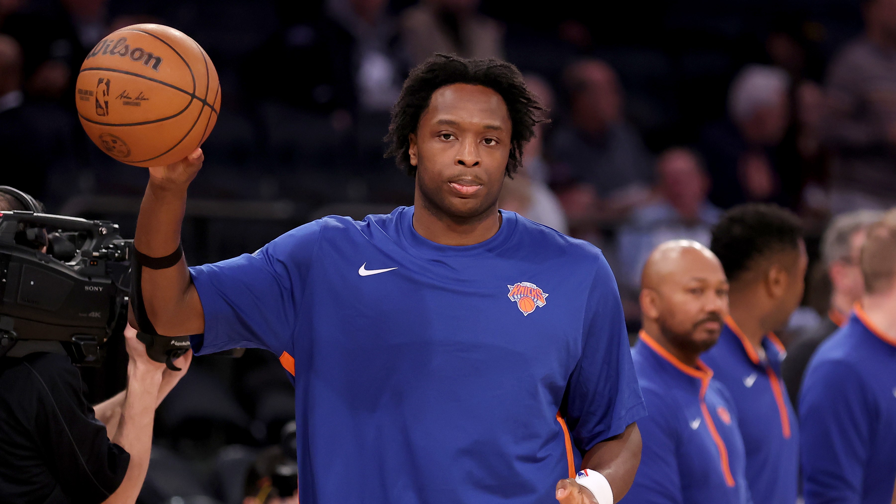 Knicks' OG Anunoby pleased to have elbow surgery behind him as
