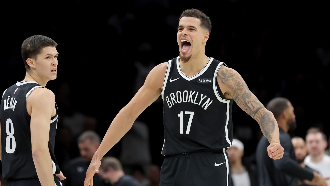 Nets earn first home win of season, topping Hornets 116-103