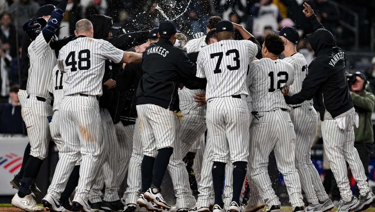 Yankees score three unanswered, capped by Jasson Dominguez's walk-off home run, to beat Rangers, 4-3