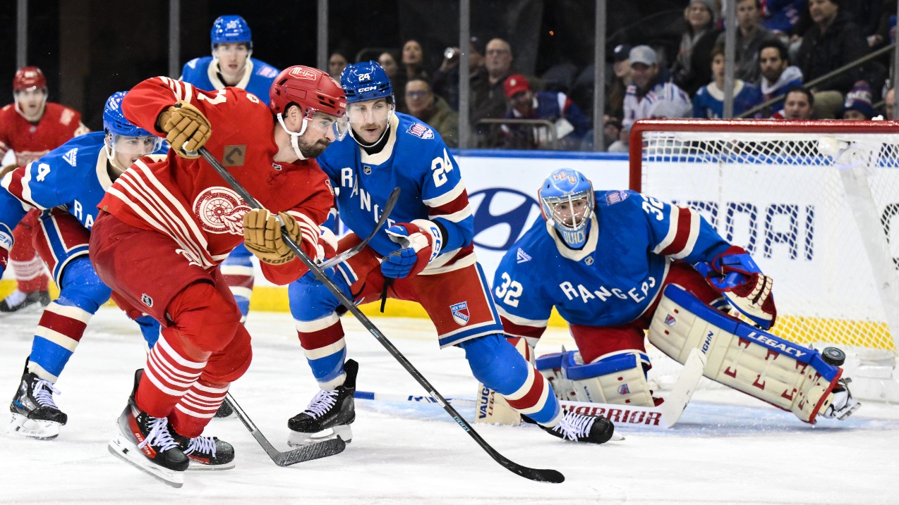 Rangers drop yet another game at home, falling 2-1 to Red Wings
