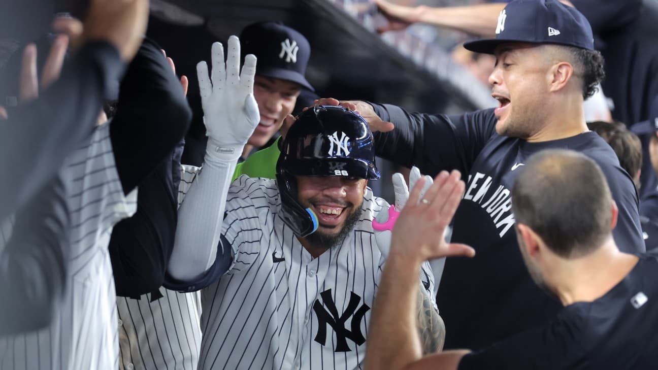 AL East foes surge, Yankees 'just grinding through' offensive struggles