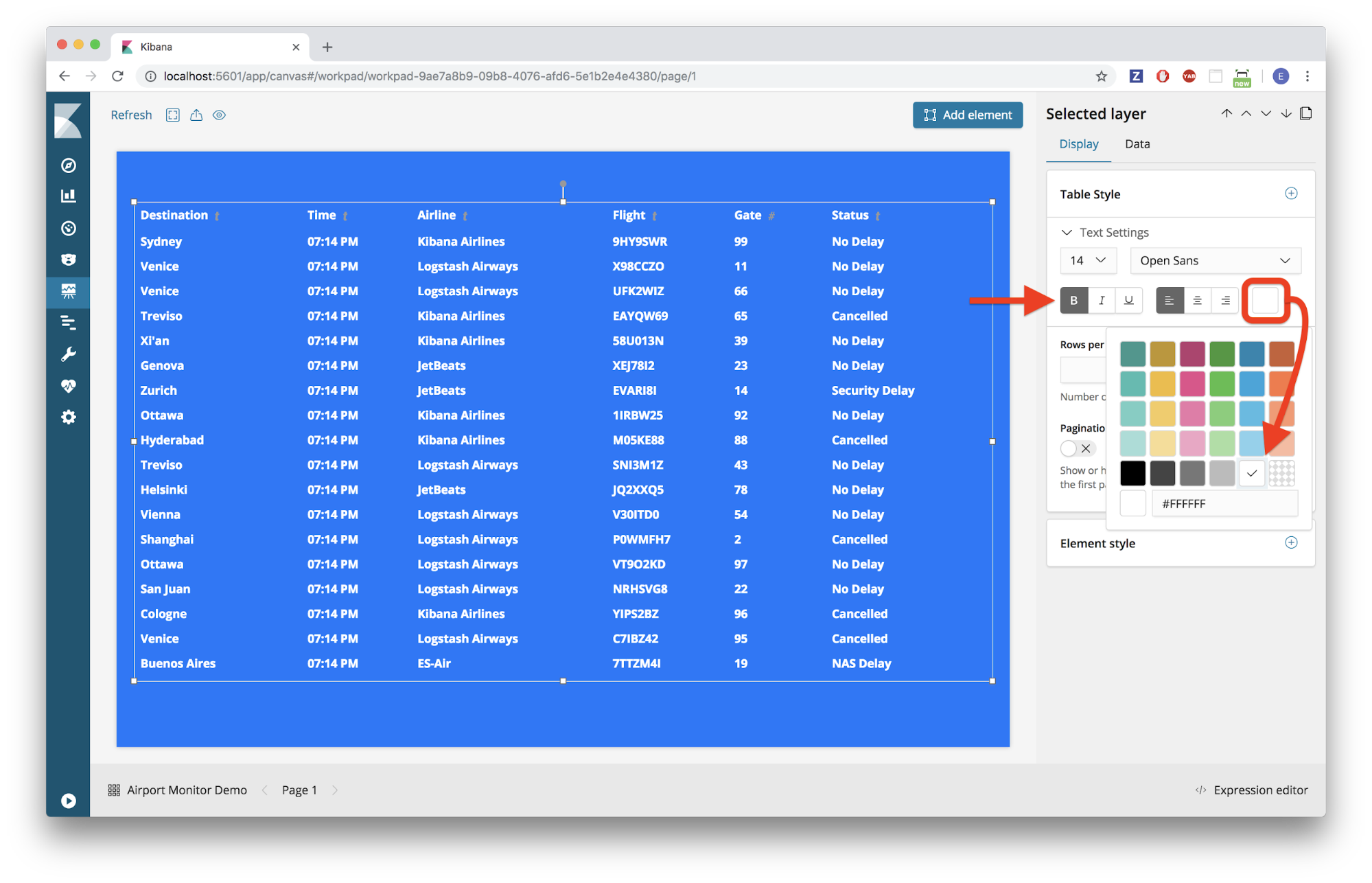 Create and edit elastic tables - Power Apps