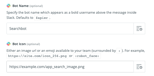 name: Slackbot picture: APP SEARCH!