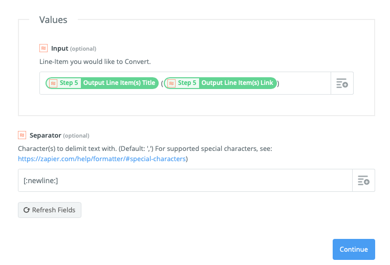 Formatando as novas linhas adequadamente, o que muda a maneira como as respostas de API aparecem.