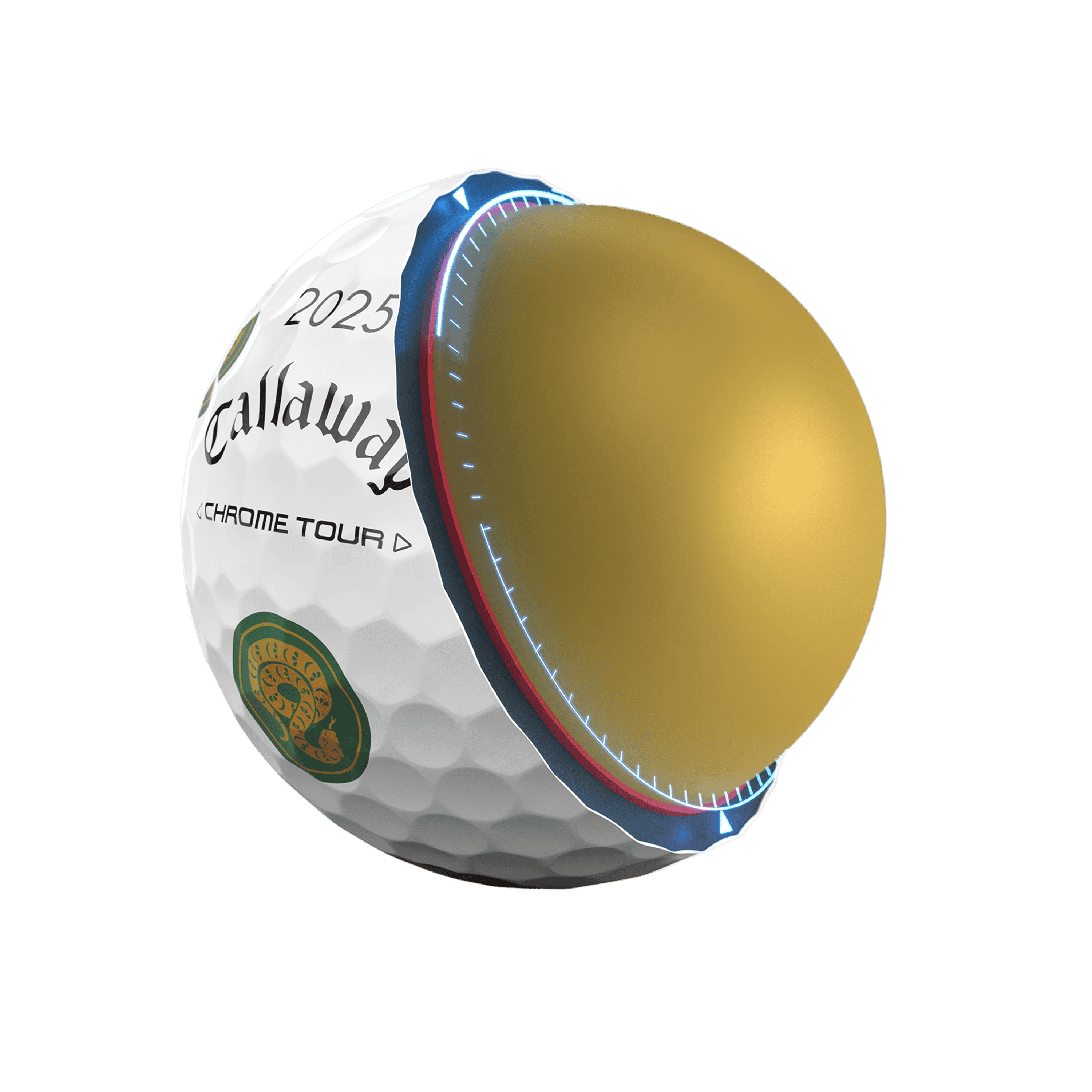 Chrome Tour Year of the Snake Golf Balls technology