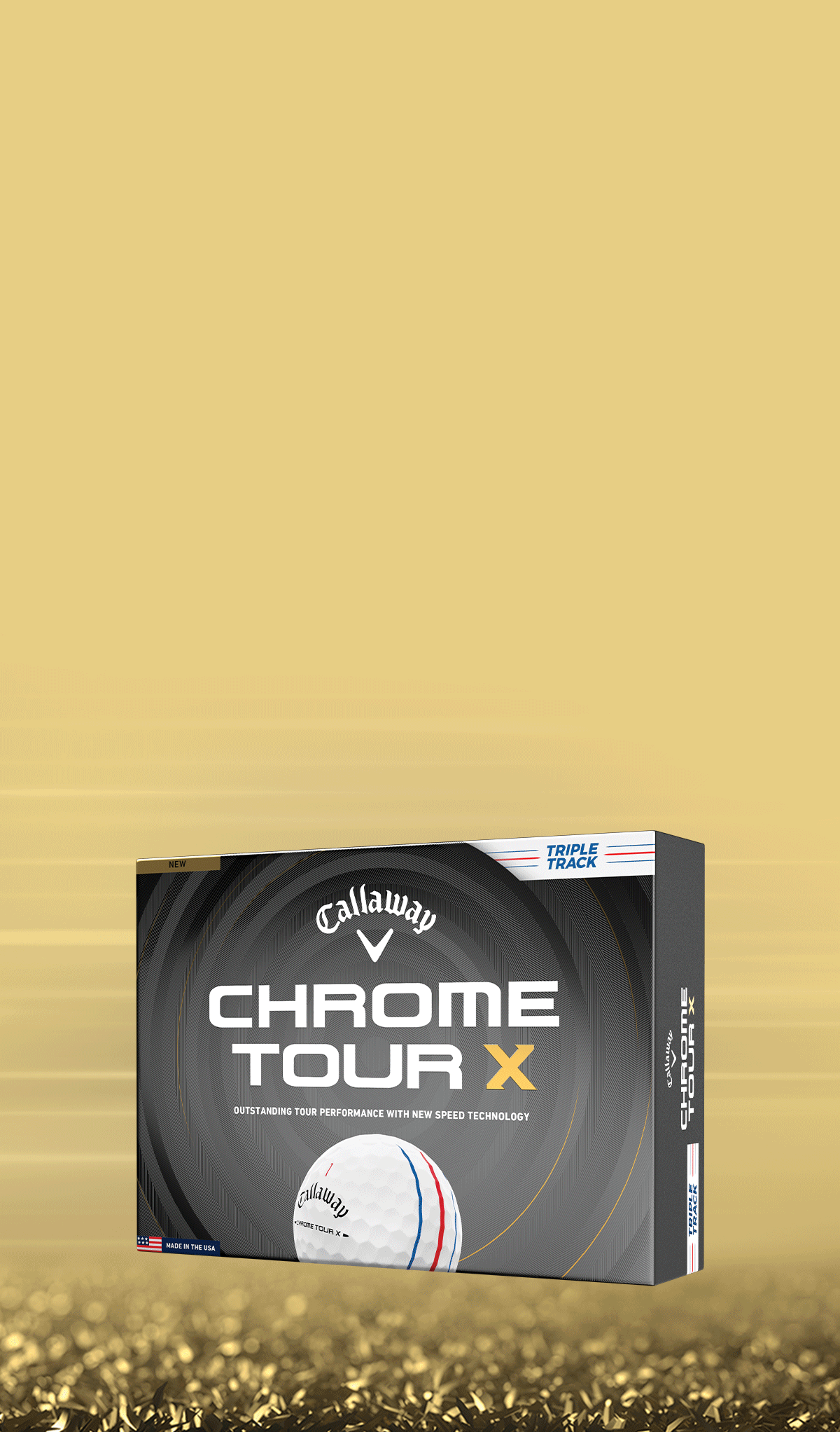 New Chrome Tour Golf Ball