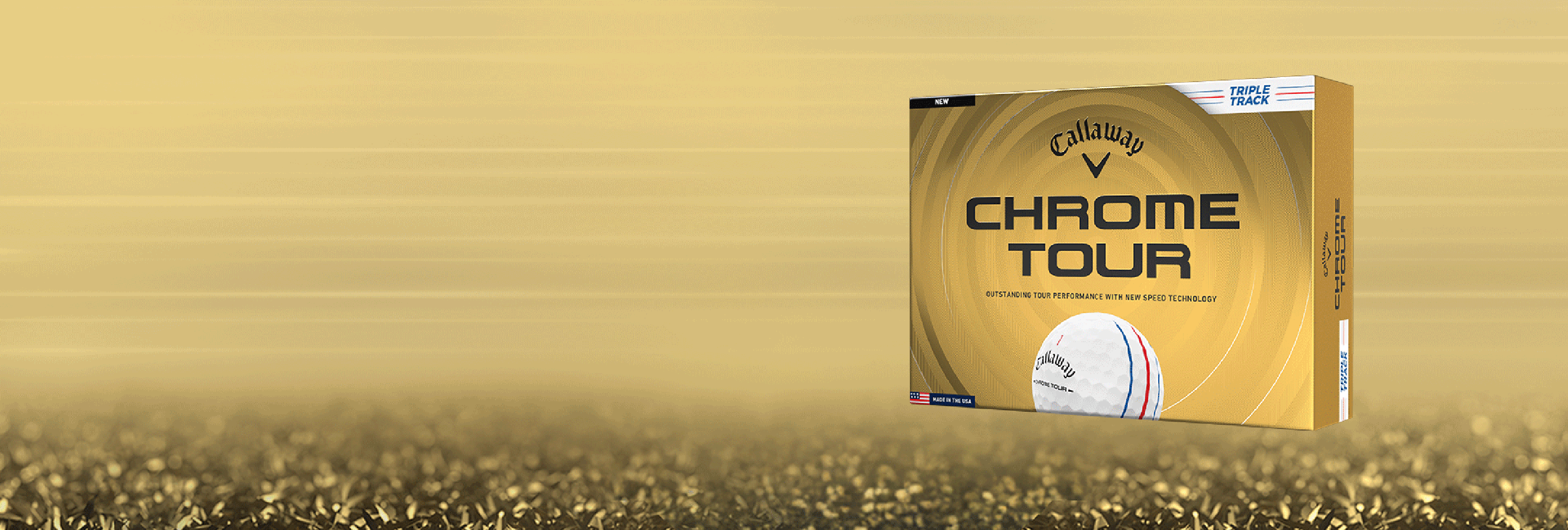 New Chrome Tour Golf Ball