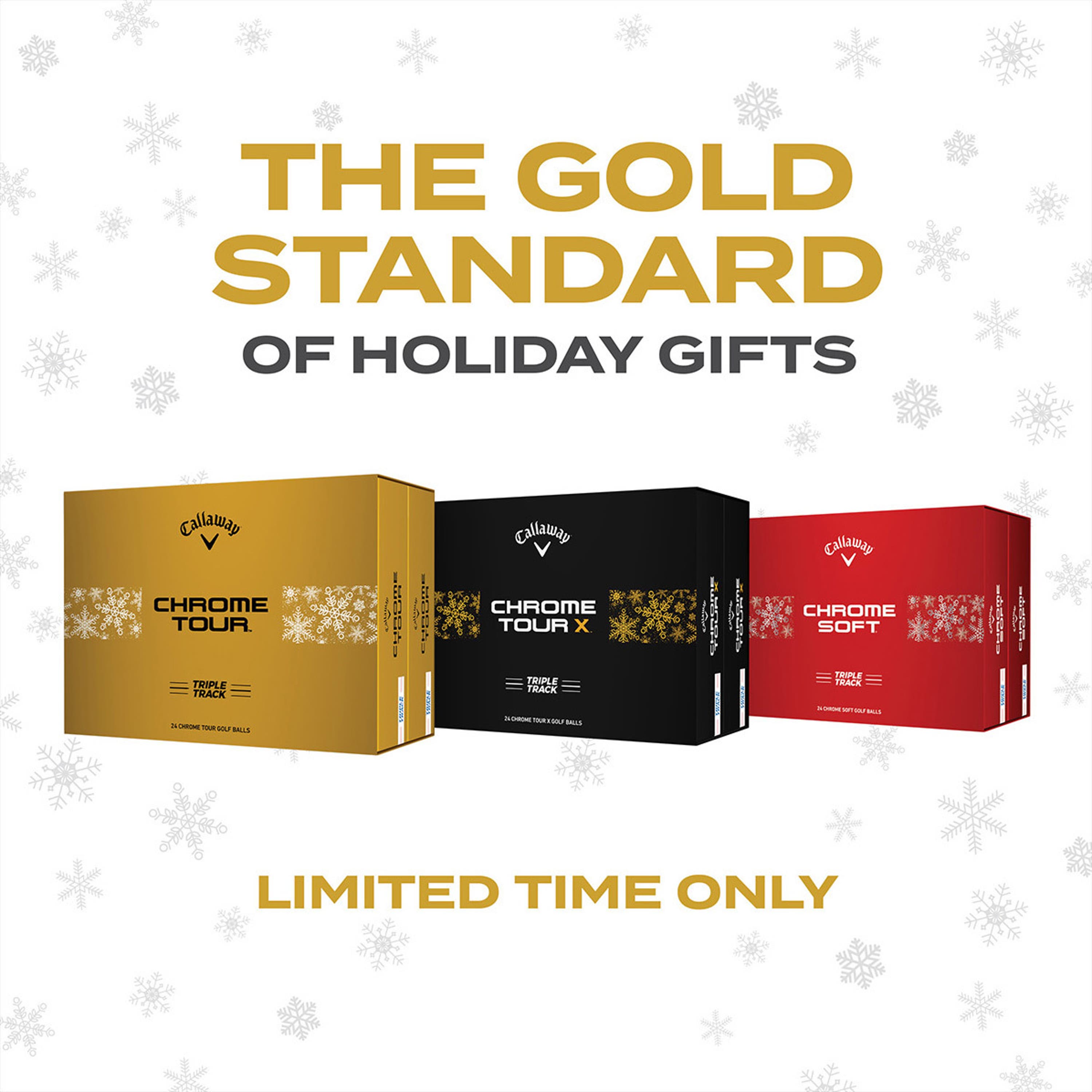 View: Holiday Chrome 2-Dozen Pack Golf Balls