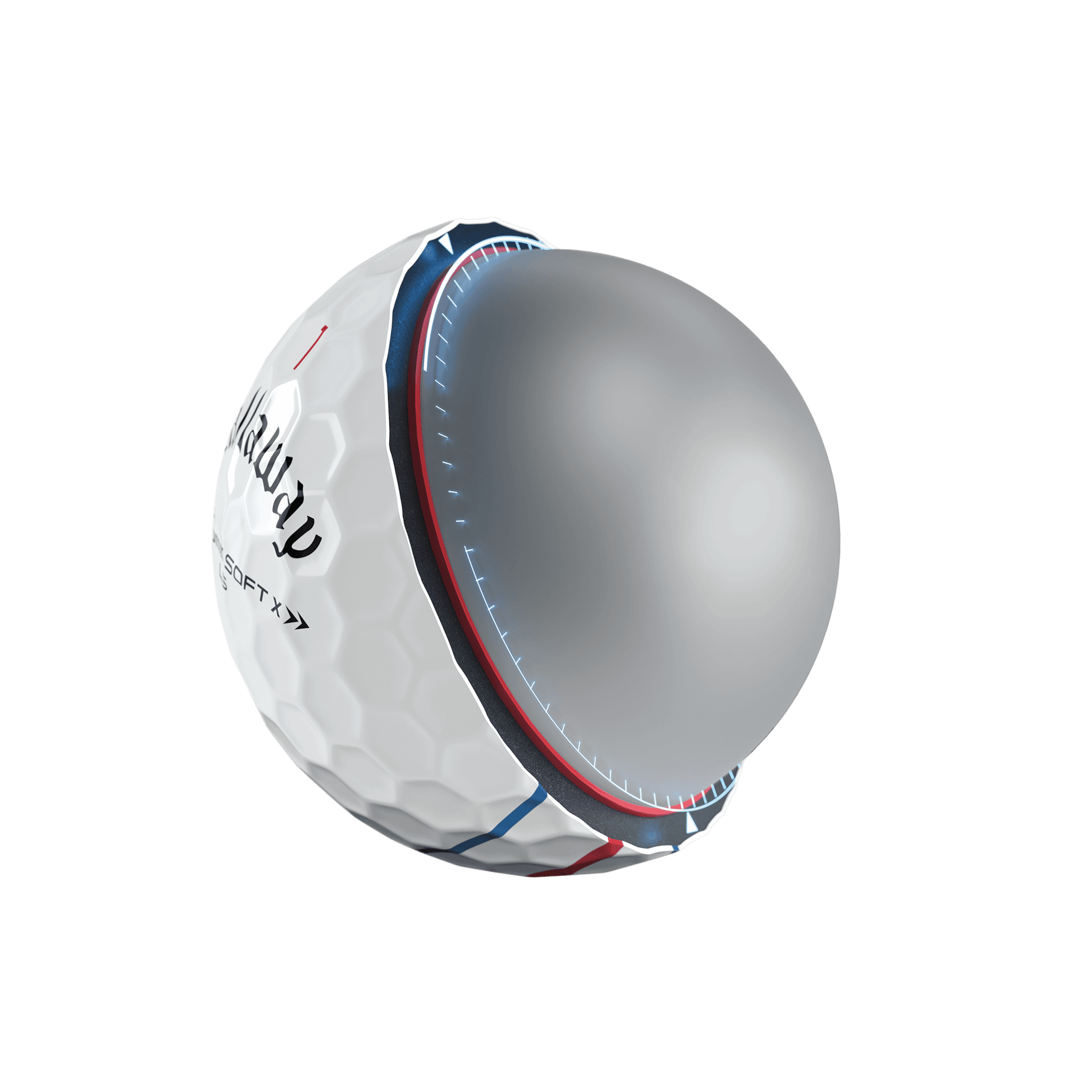 Callaway Chrome Soft X LS Triple Track Golf Balls Technology