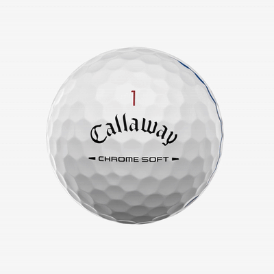 Chrome Soft Triple Track Custom Logo Golf Balls