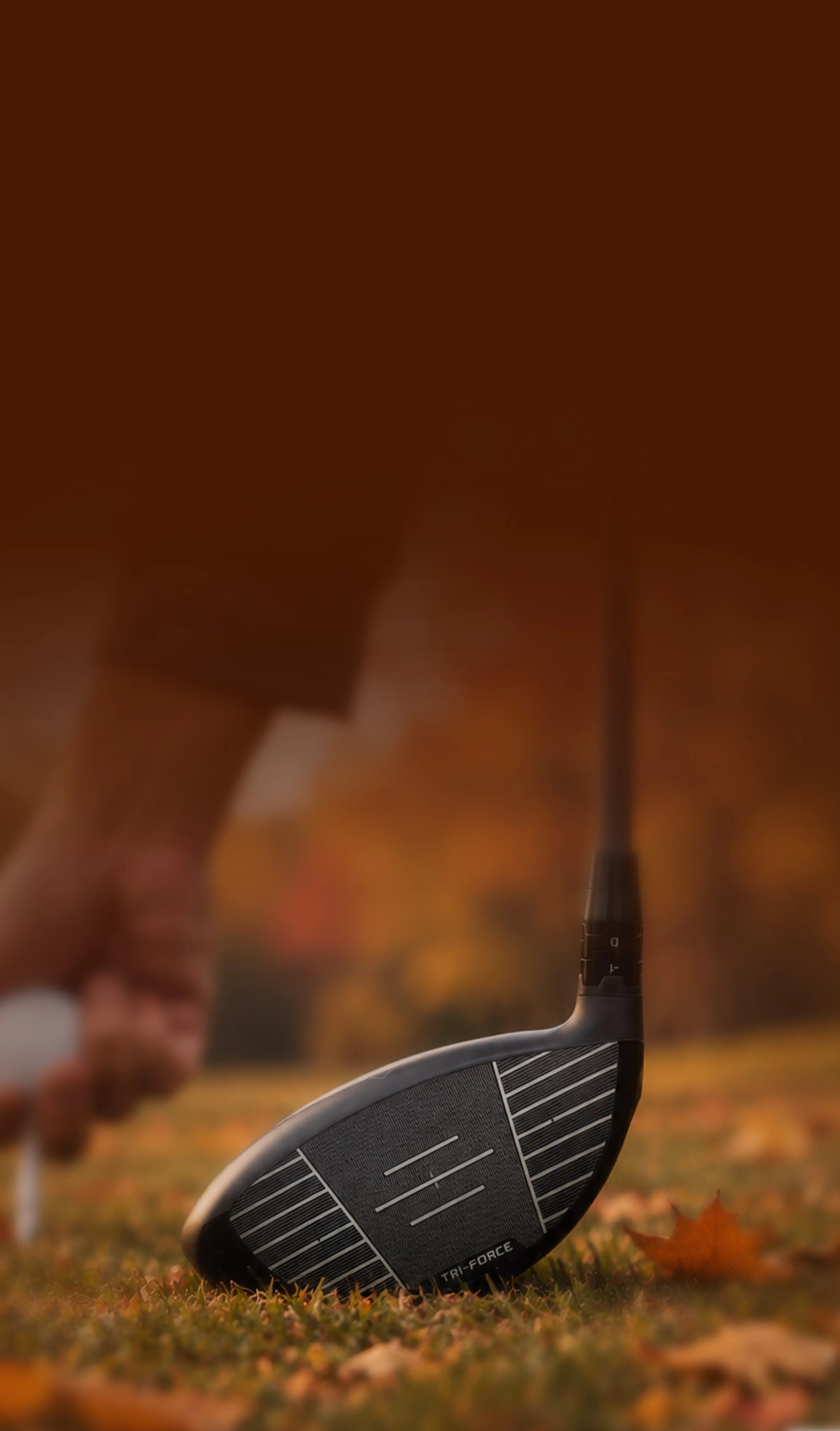 club on fall background