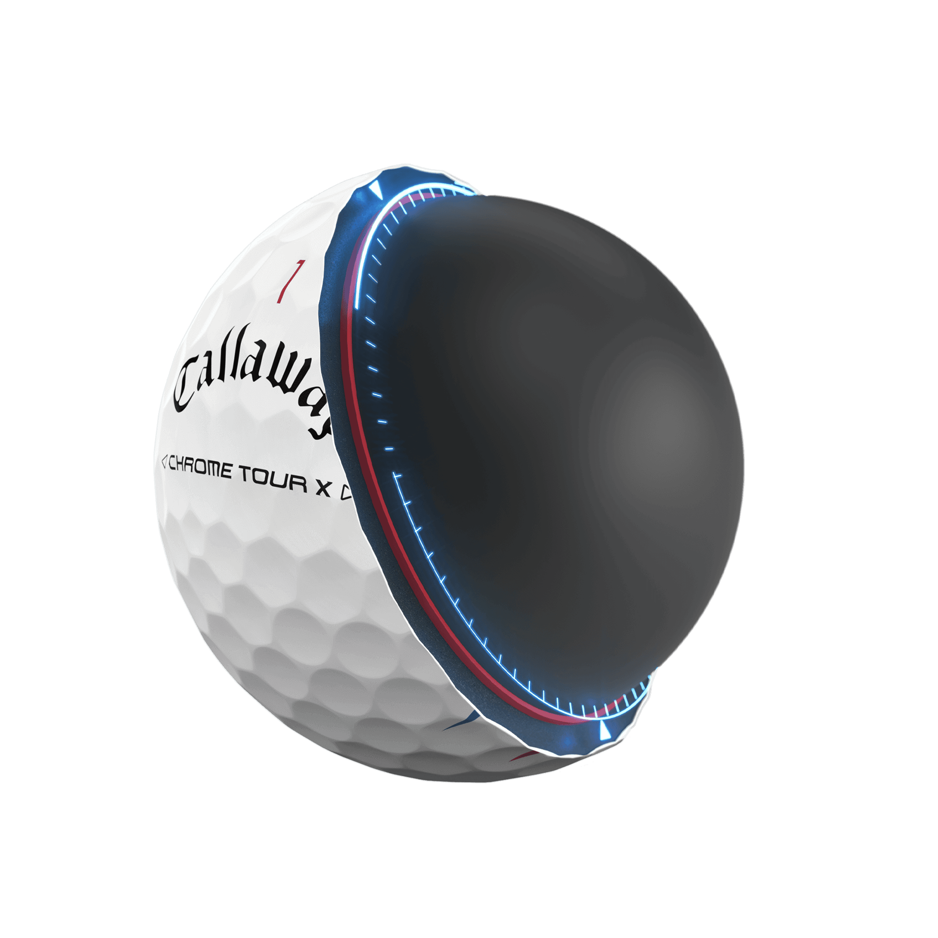 Chrome Tour X Triple Track White Golf Balls features and benefits