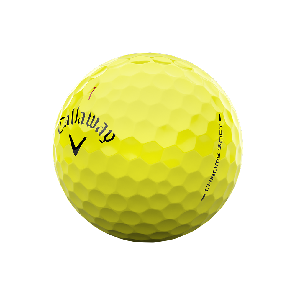 Chrome Soft 360 Triple Track Yellow Golf Balls