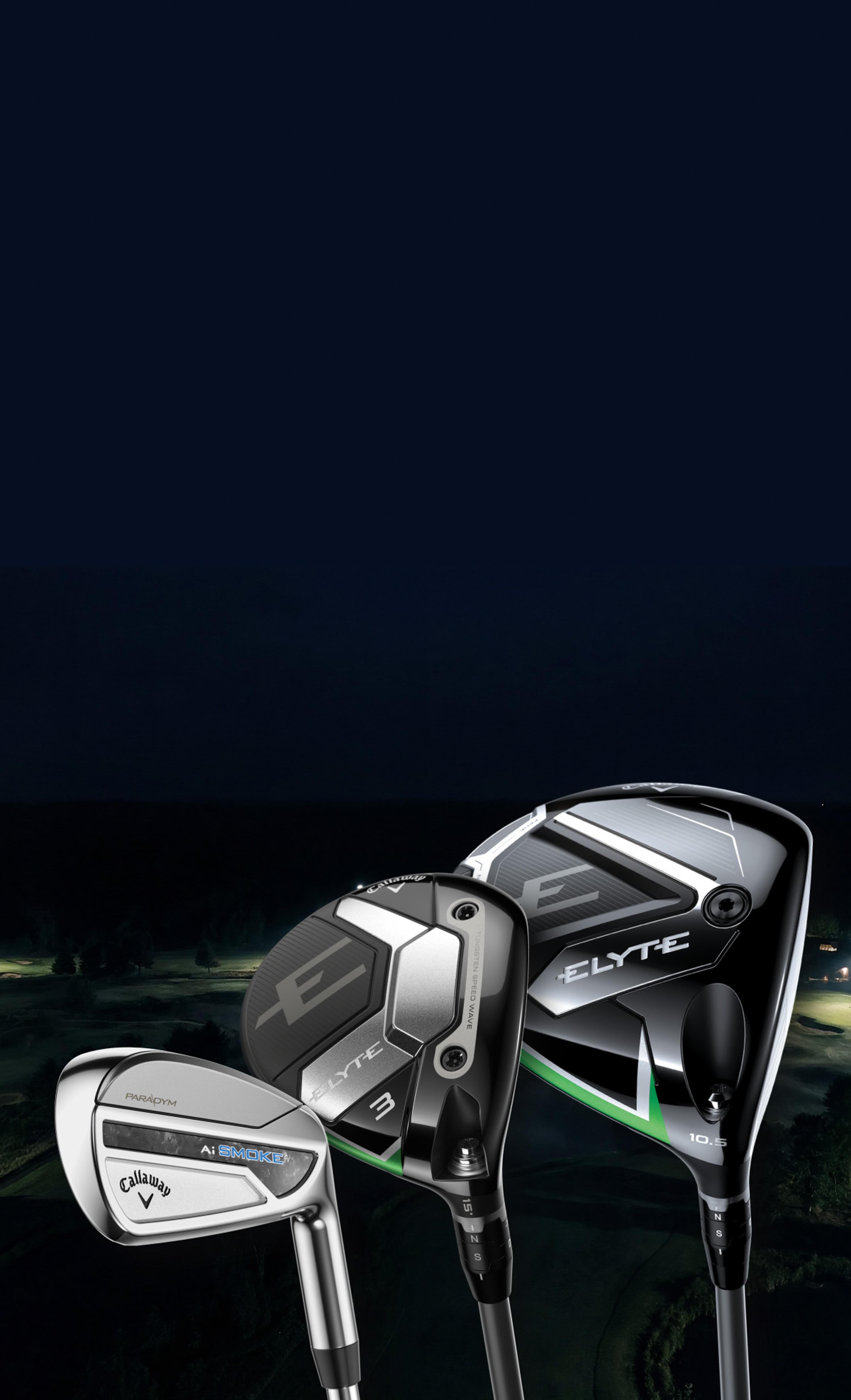 Elyte Clubs on Dark Background