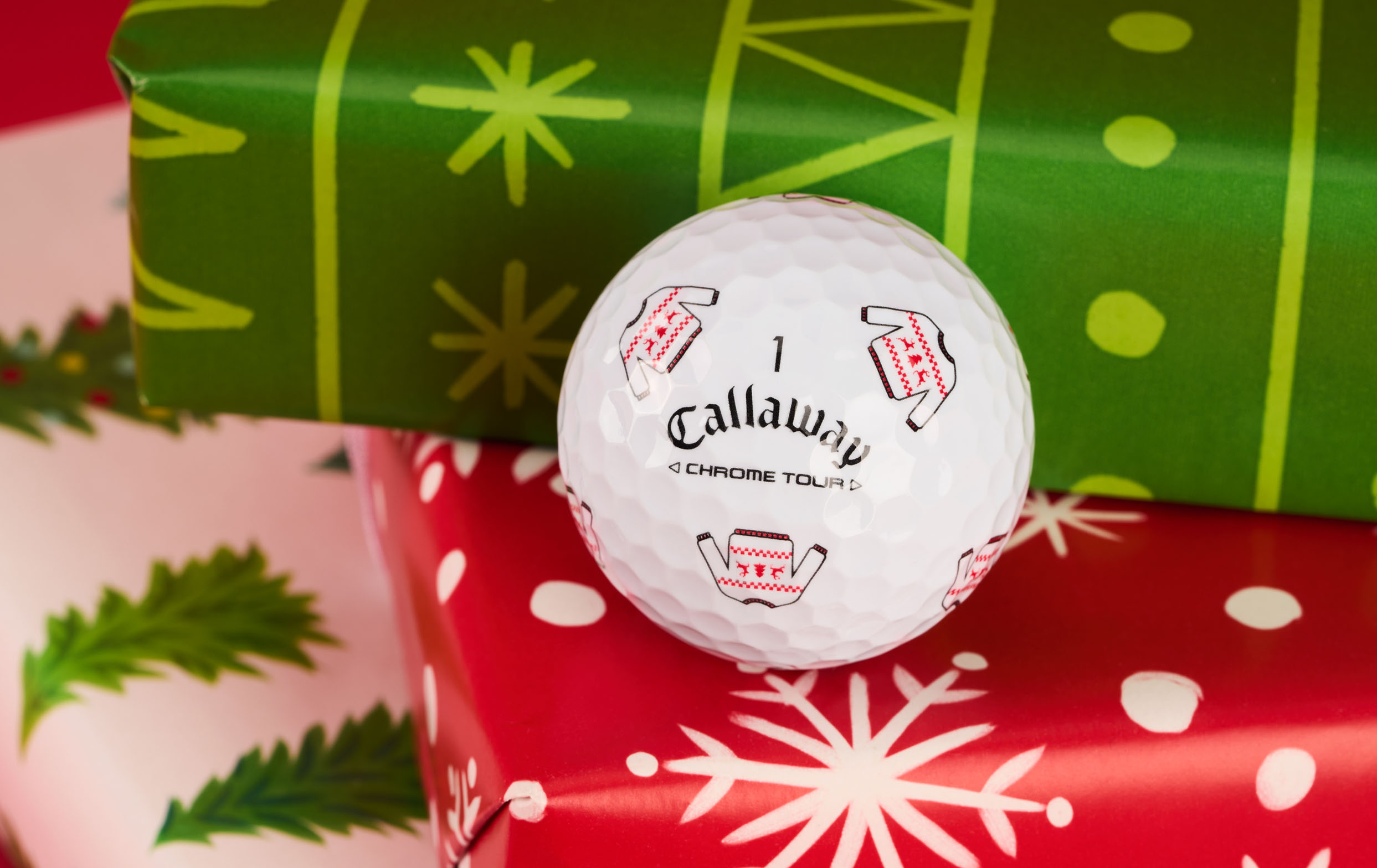 【未使用品】PING GOLFBALL merry Christmas Merry Christmas, Printed Golf Balls - Buffalo BottleCraft