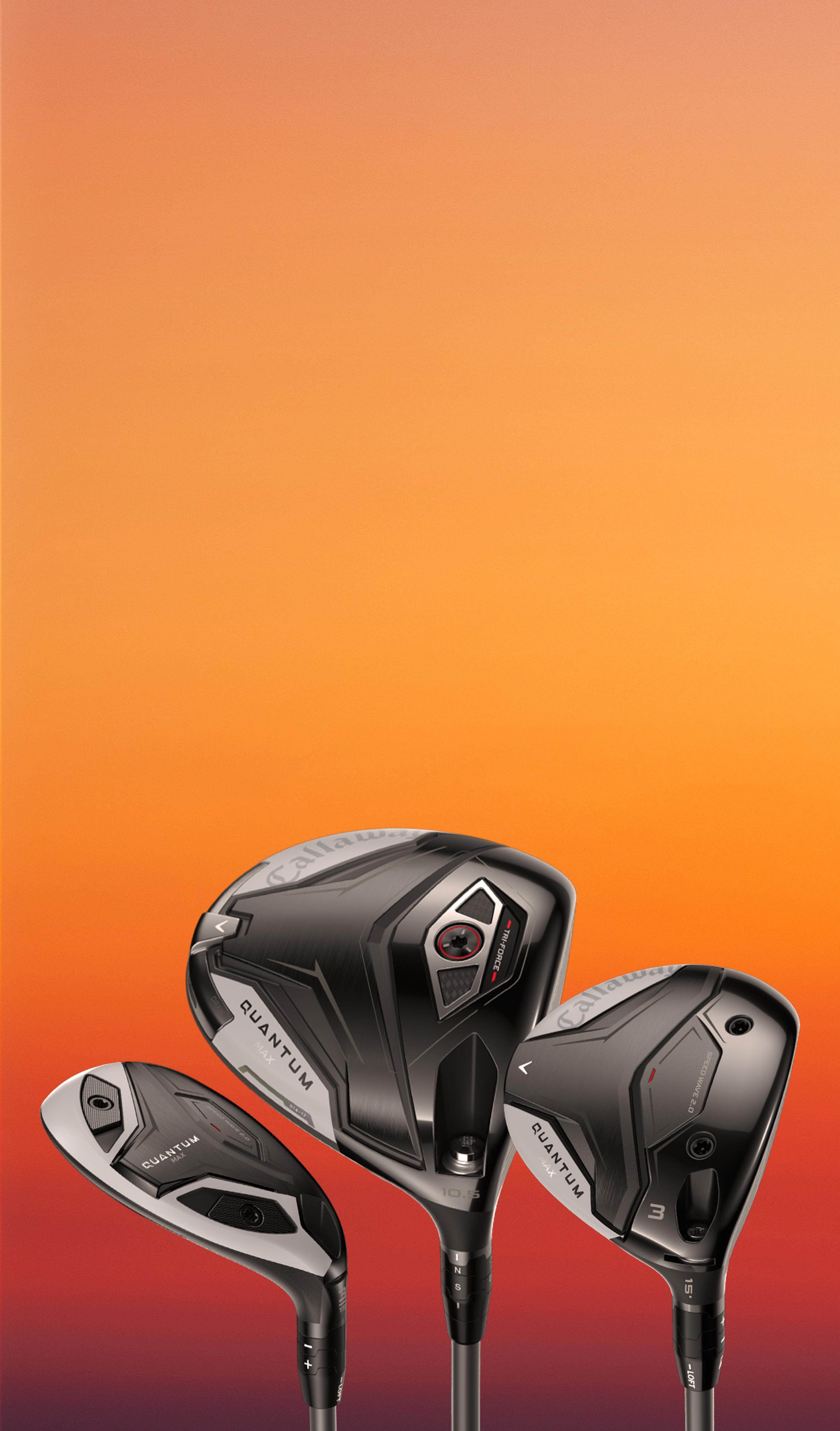 quantum on orange background