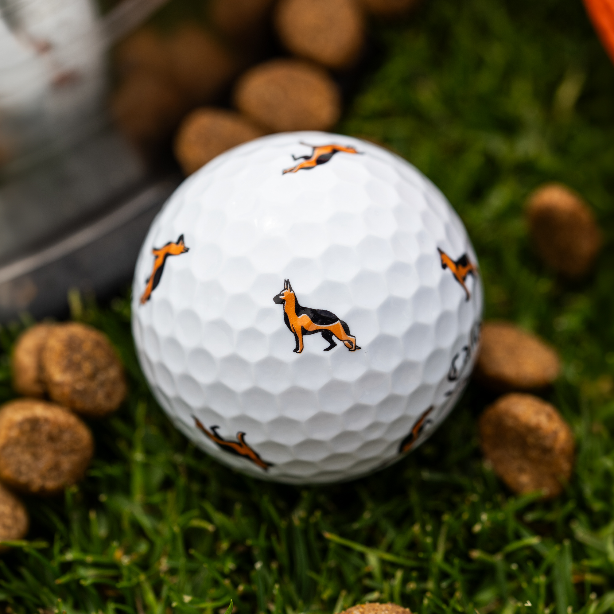 Chrome Tour German Shepherd Dog Golf Balls
