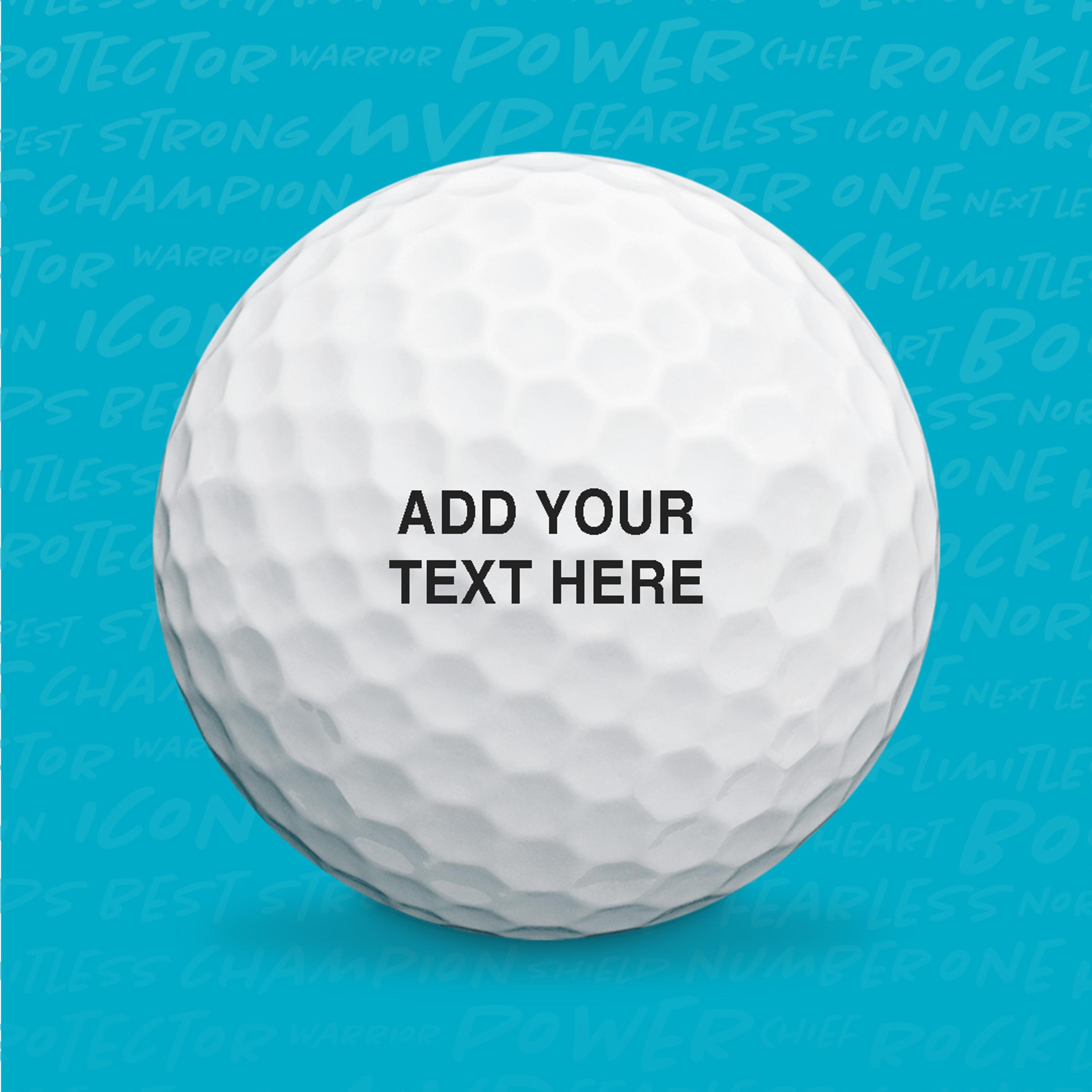 View: Free Golf Ball Personalization