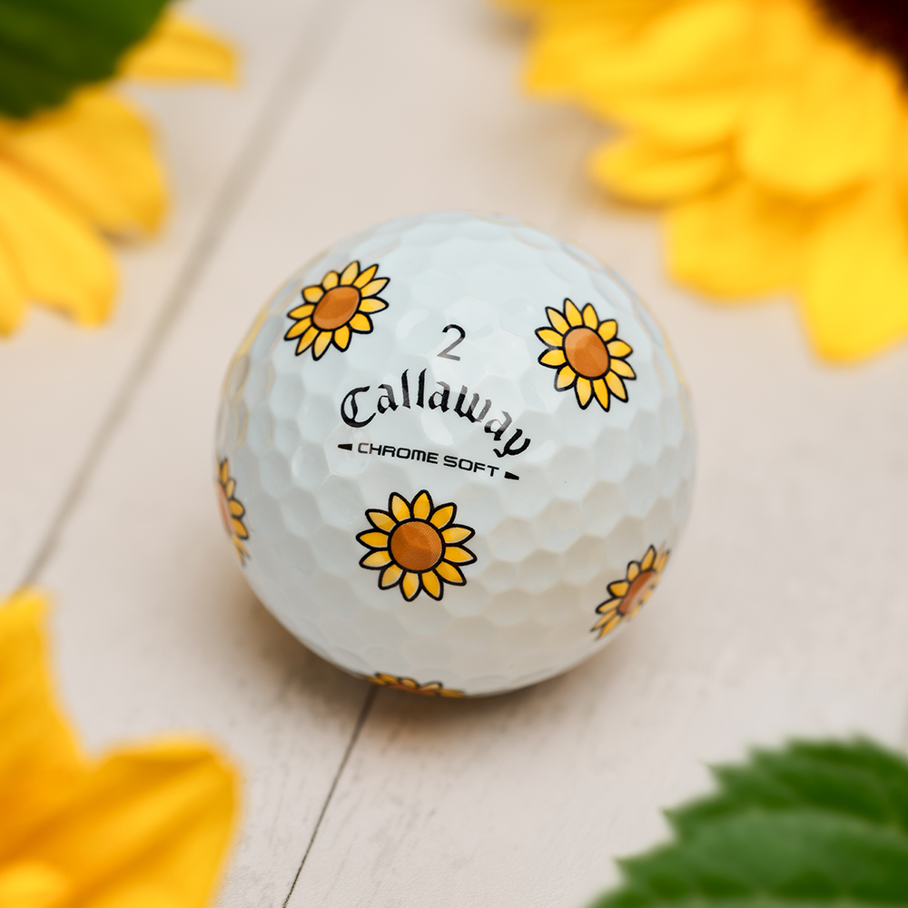 Chrome Soft Flowers Golf Balls