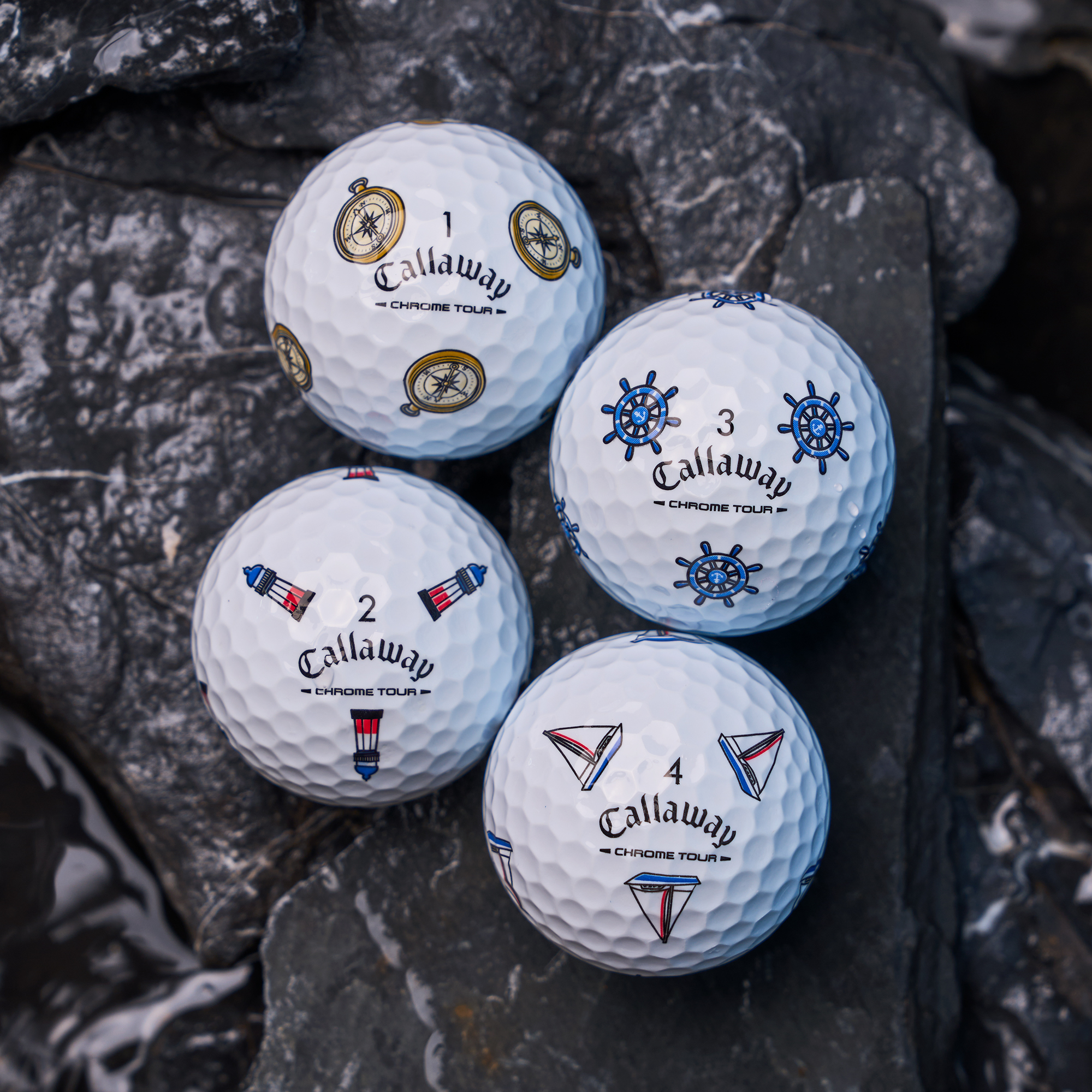 Chrome Tour Major Series: June Major Golf Balls