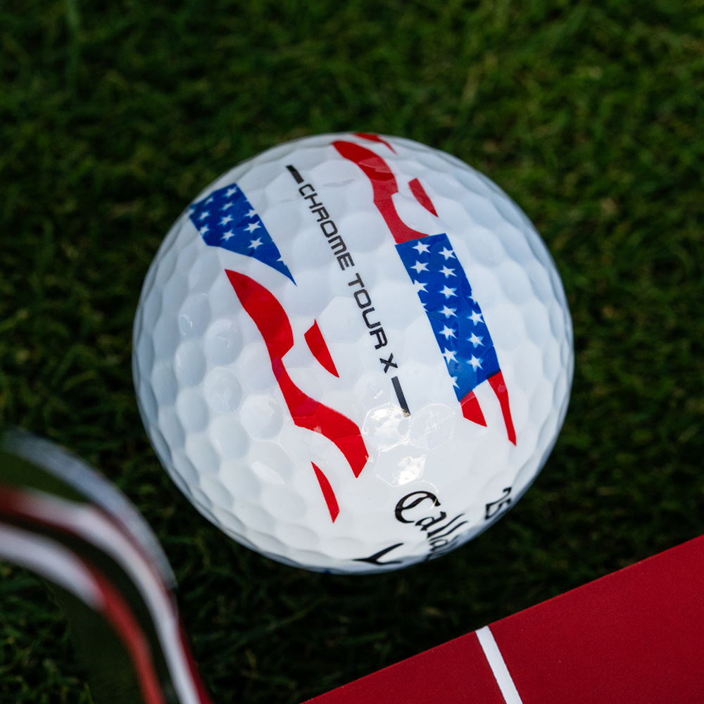Chrome Tour X USA Stripe Golf Balls