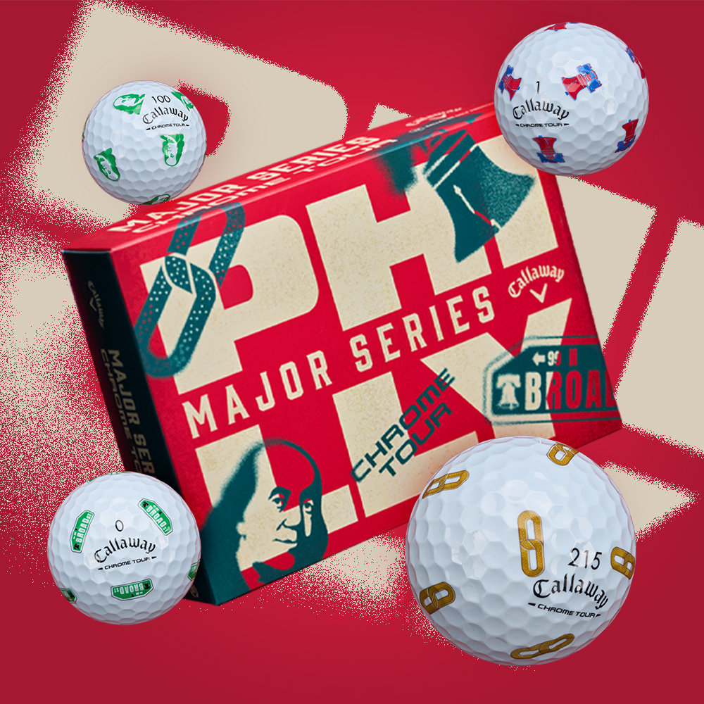 Chrome Tour X 360 Triple Track Yellow '24 Golf Balls