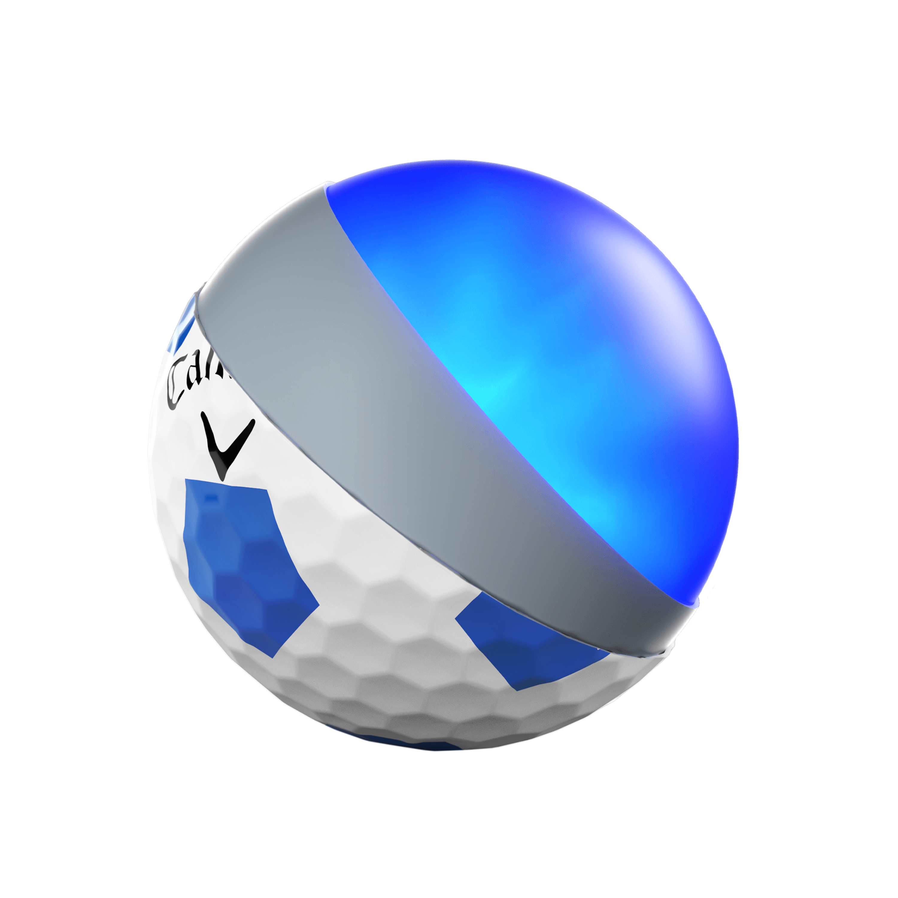 2025 E•R•C Soft Truvis Blue golf balls Technology