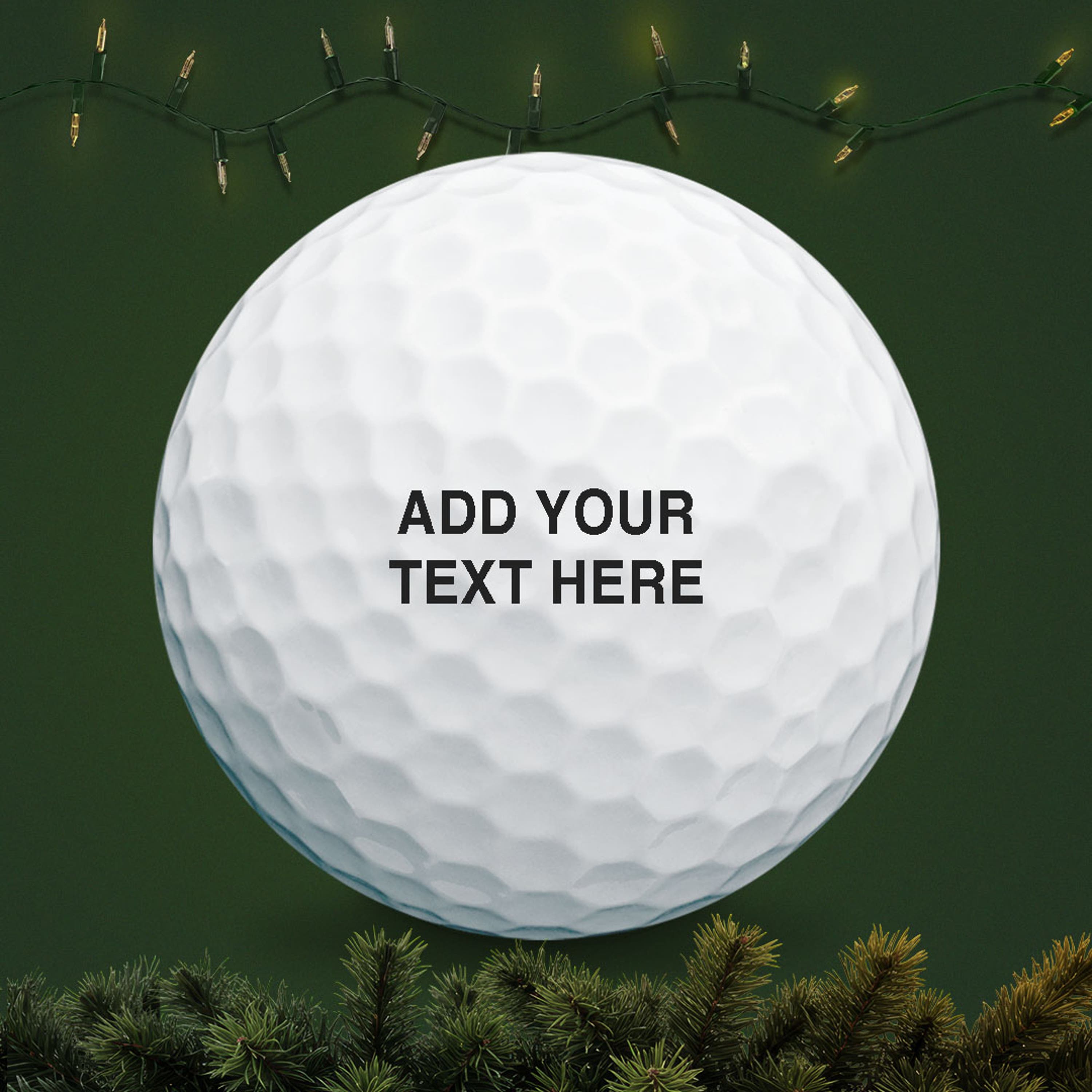 View: Free Golf Ball Personalization
