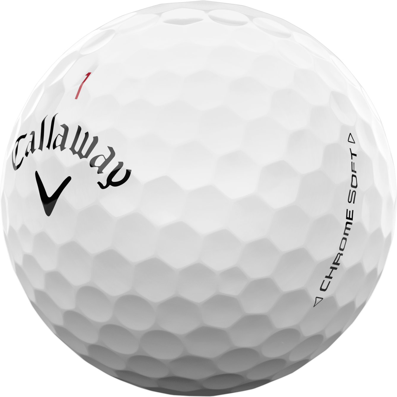 White Chrome Soft 24 Golf Ball