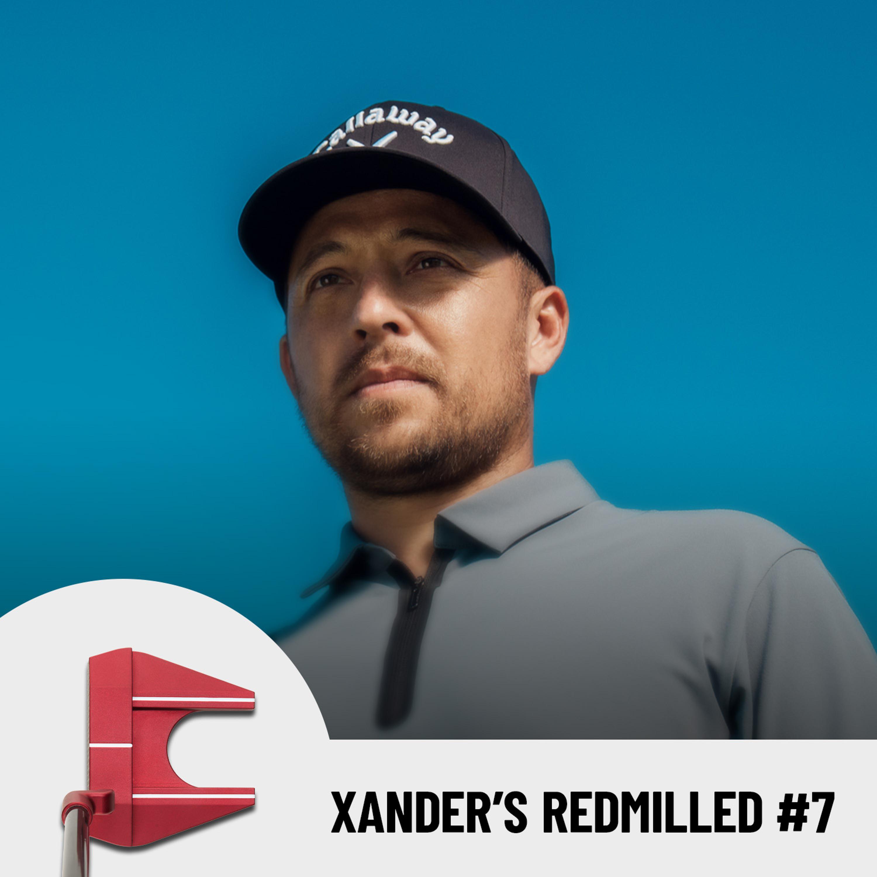 Xander Schauffele with Putter