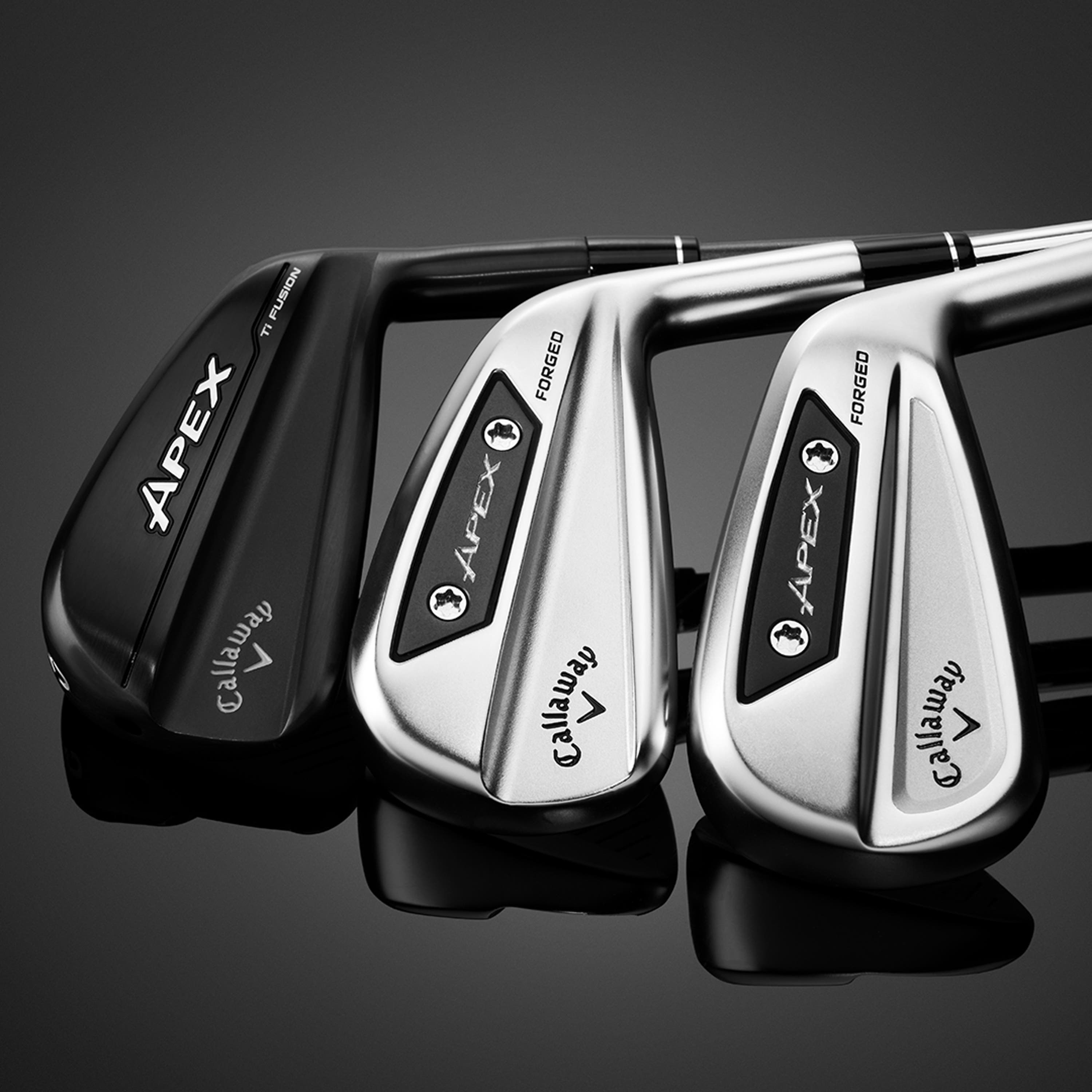 three apex 24 irons