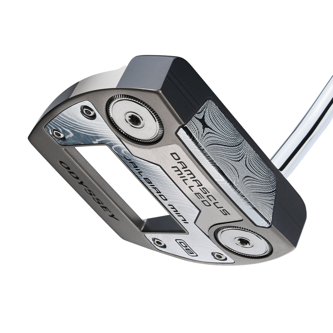 Damascus Milled Jailbird Mini Double Bend Putter