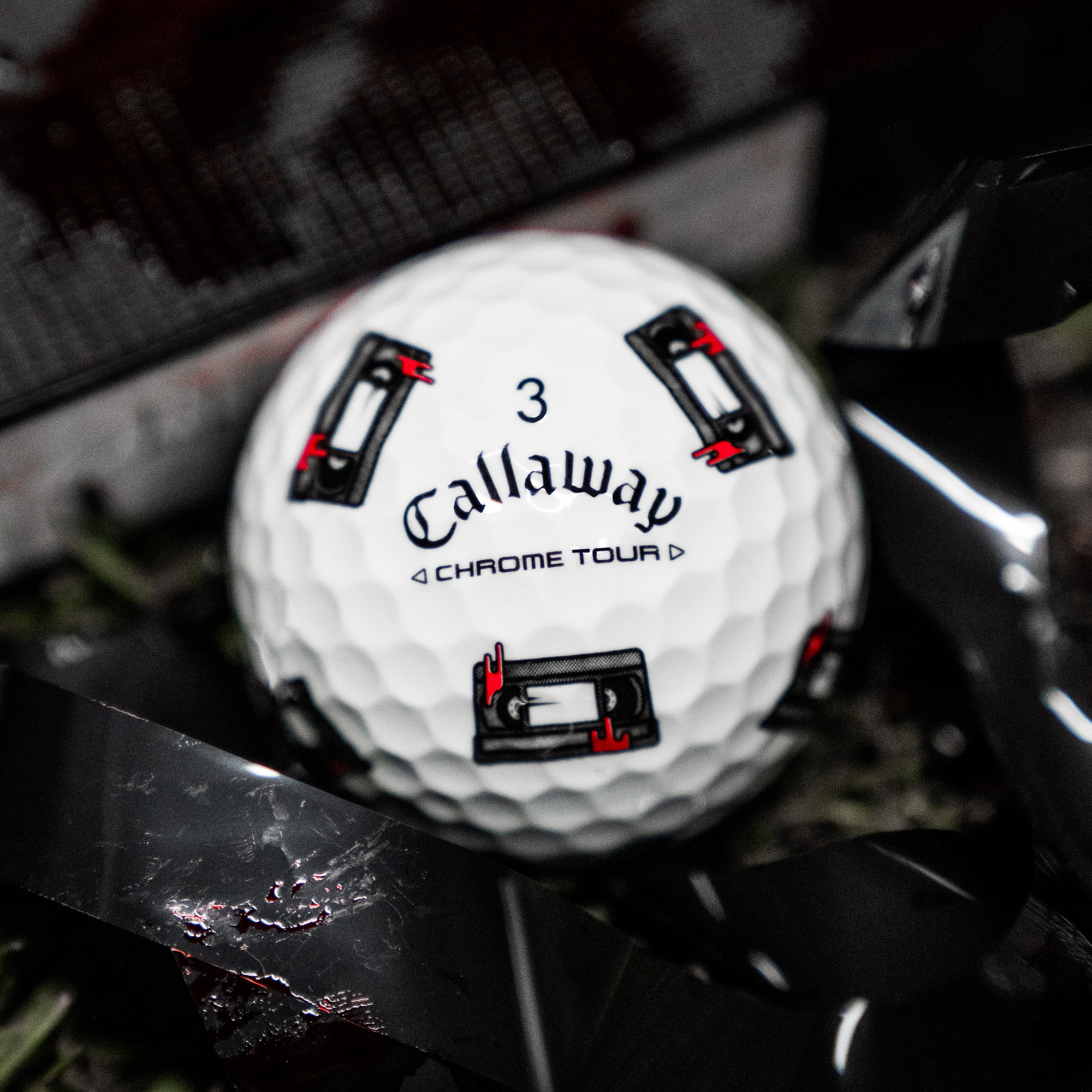 Chrome Tour Halloween Golf Balls