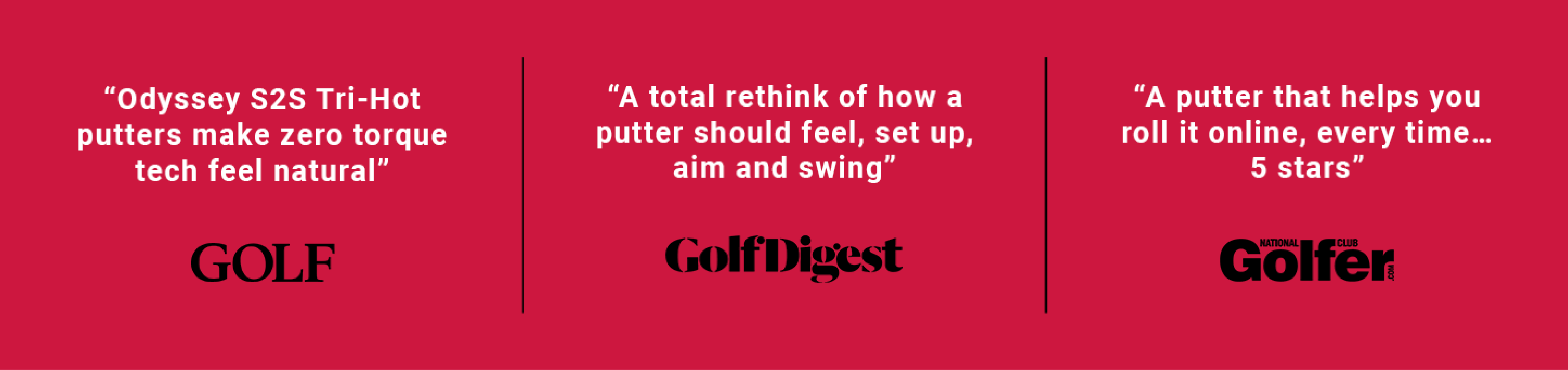 S2S Tri-hot reviews from golf media