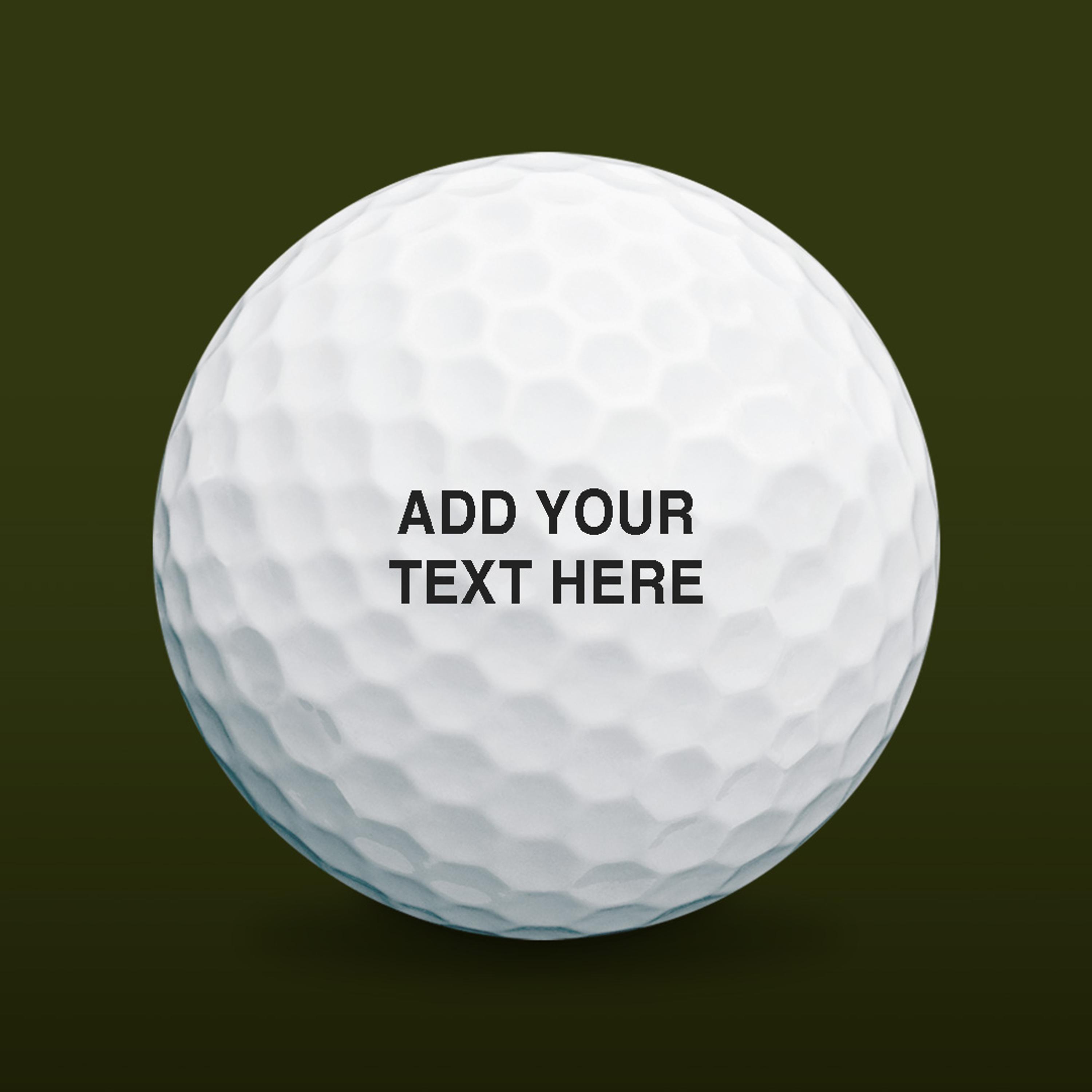 View: Free Golf Ball Personalization