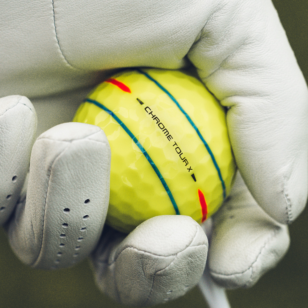 Chrome Tour X 360 Triple Track Yellow Golf Balls