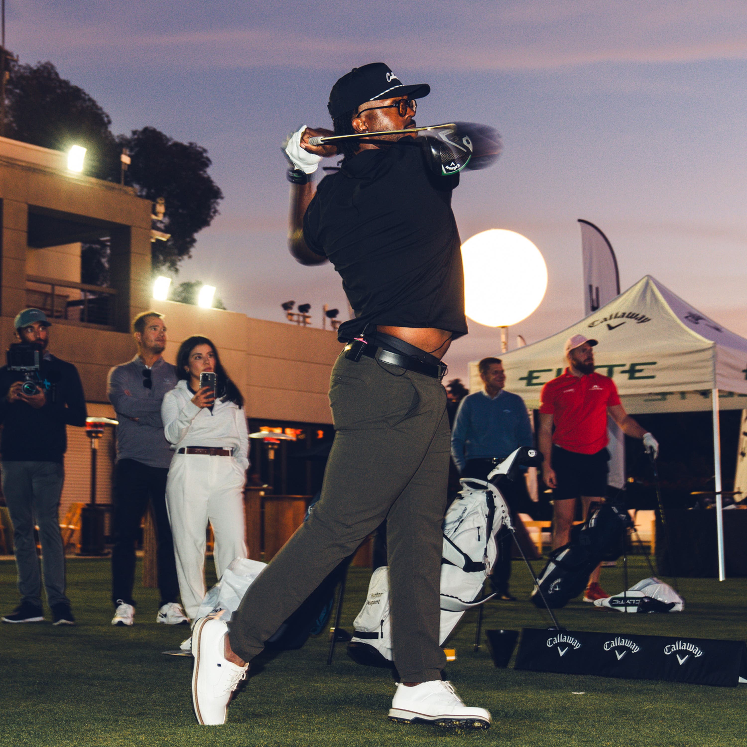 An Elyte Night: PGA & LPGA Pros Test Callaway's New Elyte Driver!