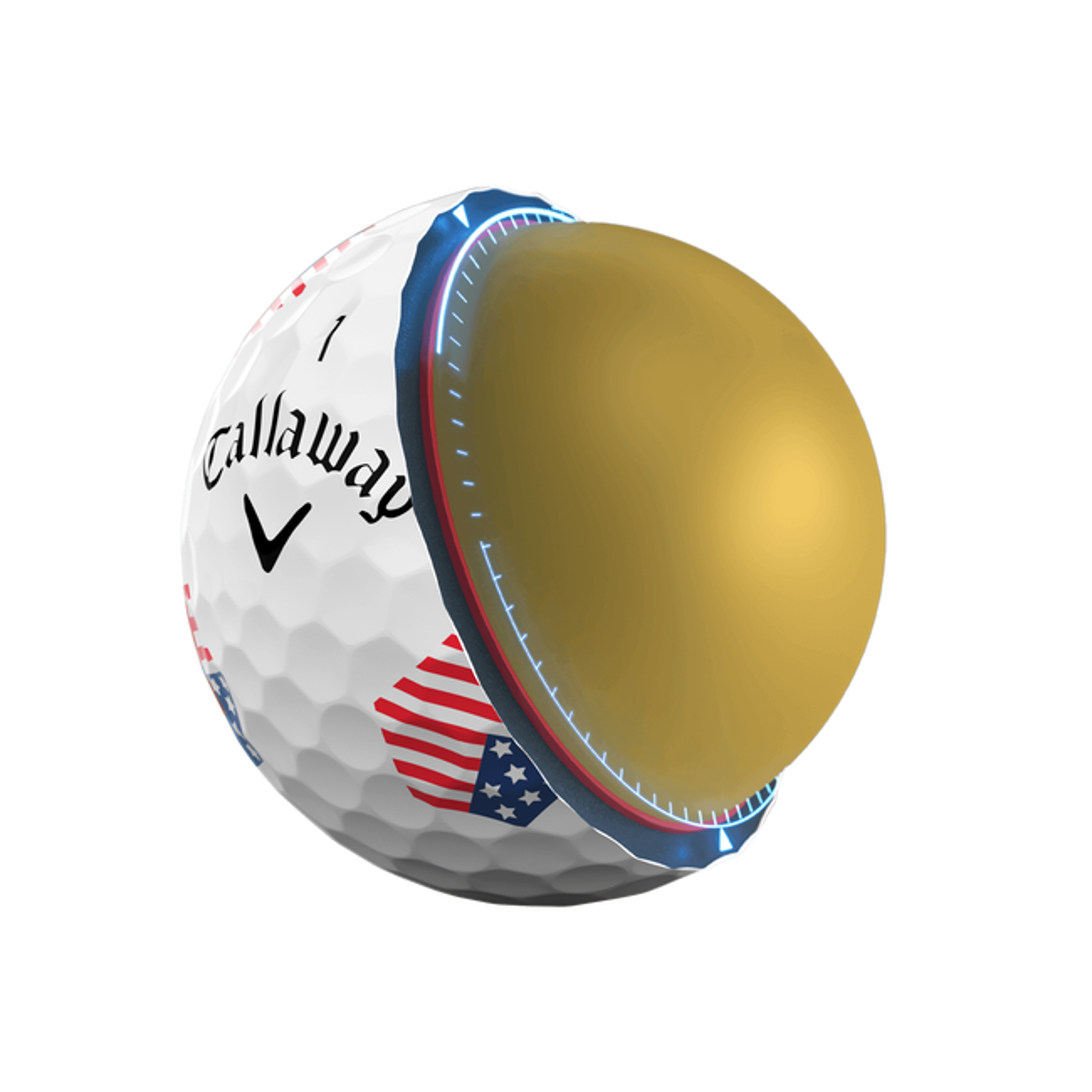 Chrome Soft USA triple track golf balls features and benefits