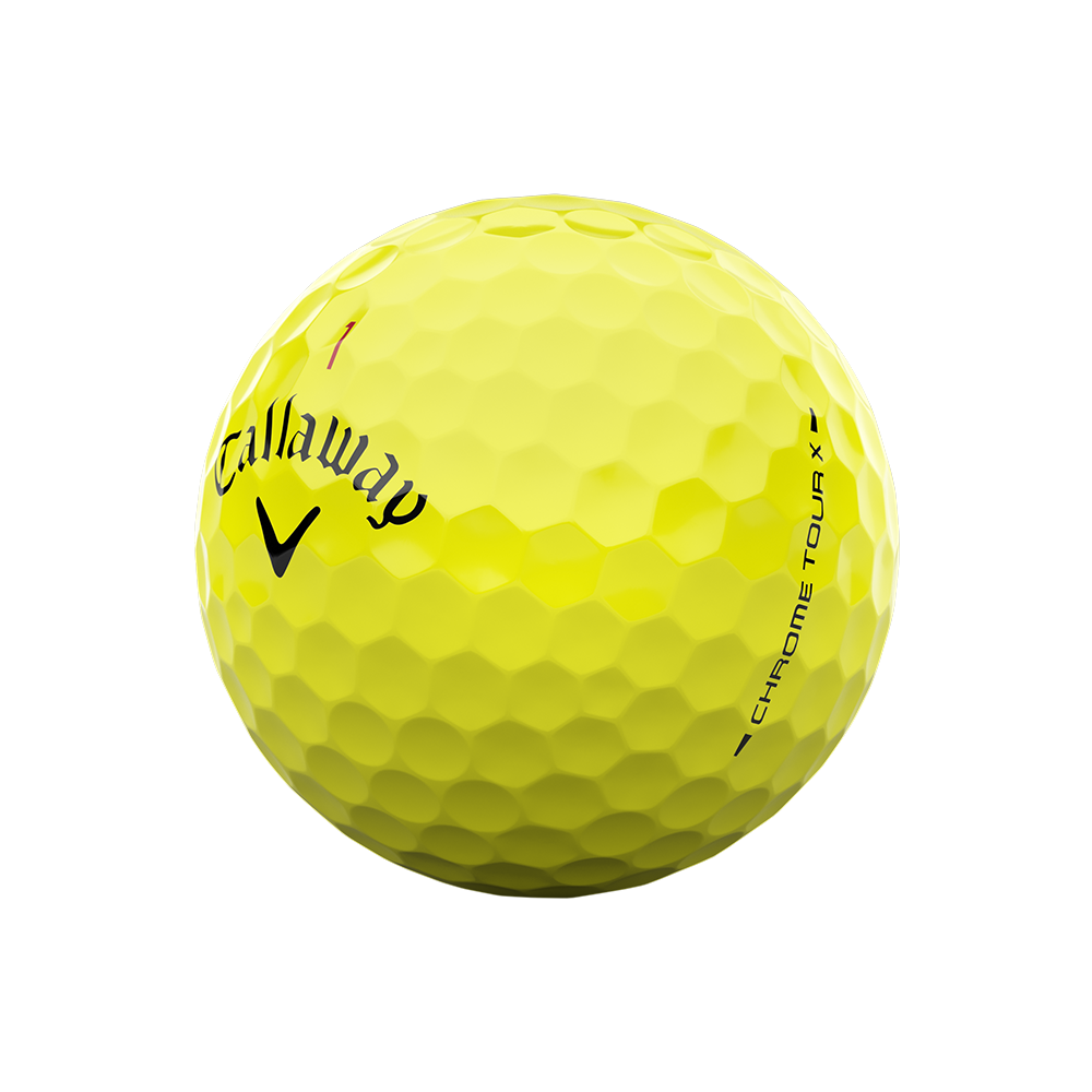 Chrome Tour X Yellow Golf Balls