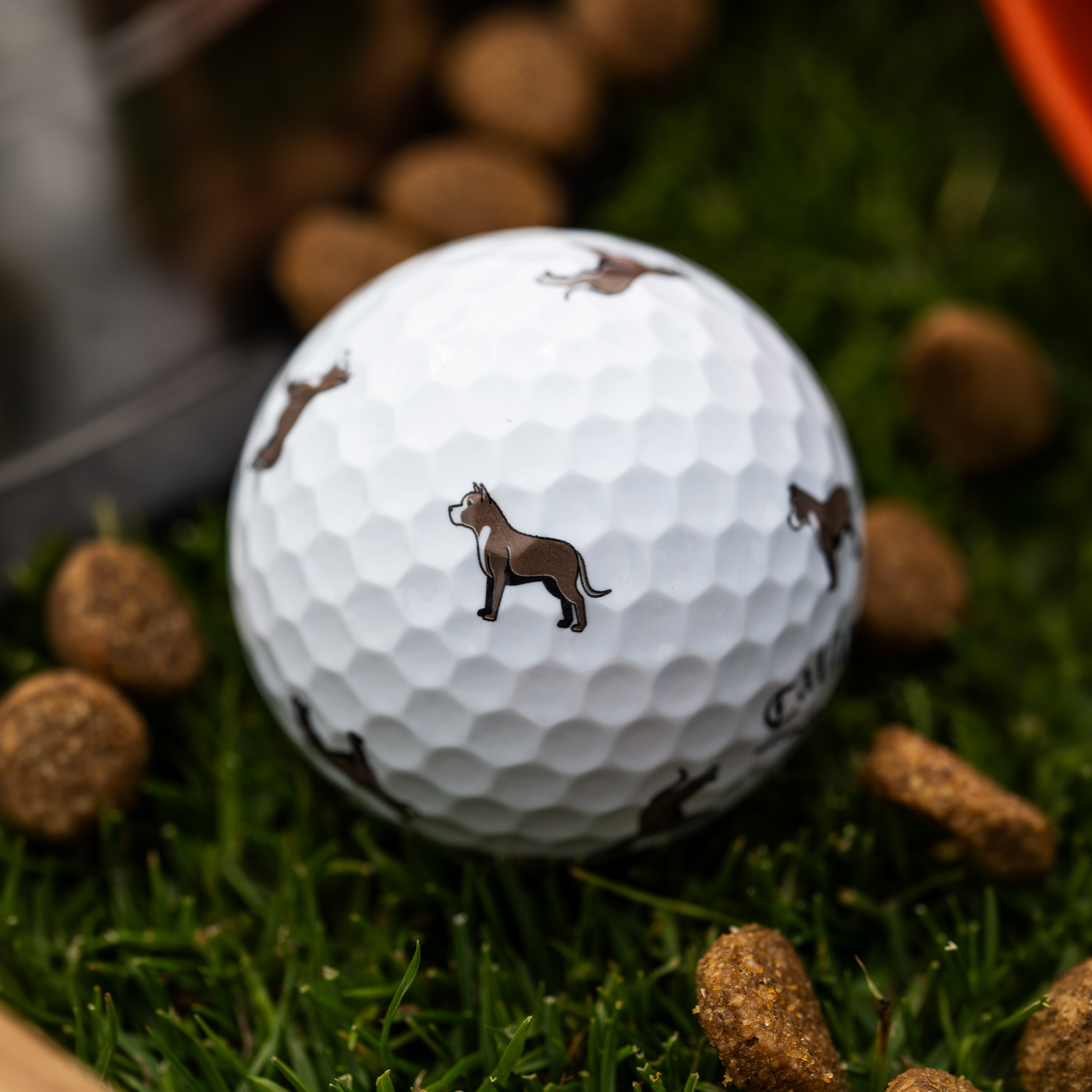 Chrome Tour Pit Bull Dog Golf Balls