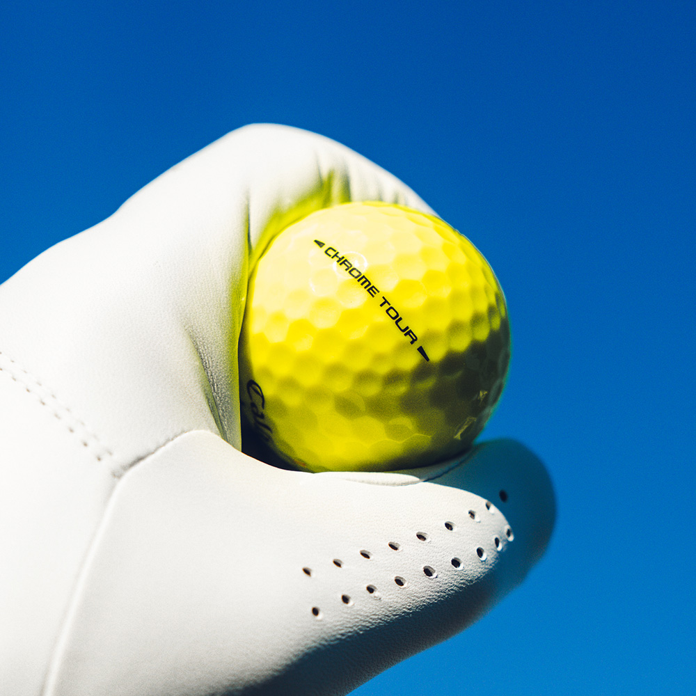 Chrome Tour Yellow Golf Balls
