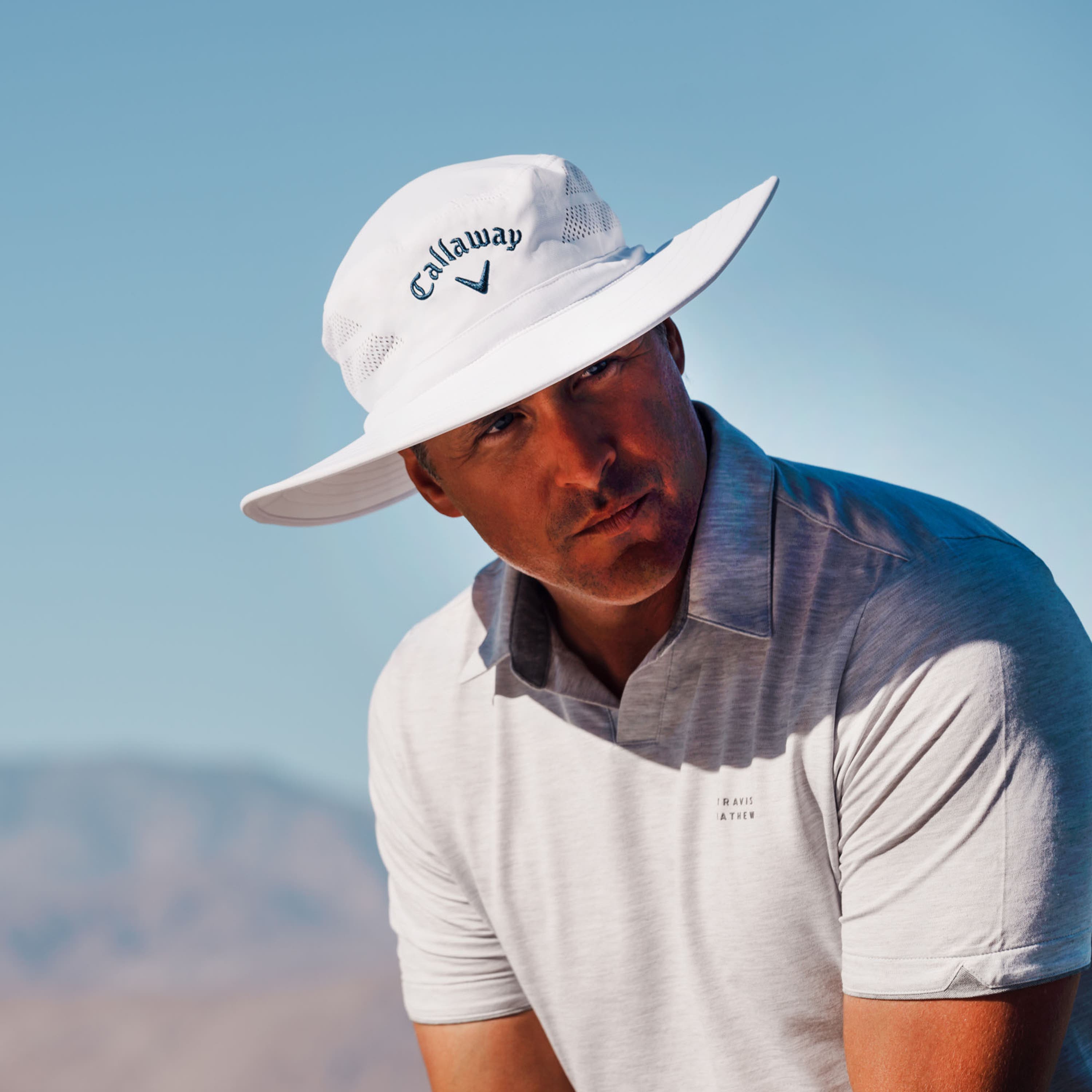Sun Hat on golfer