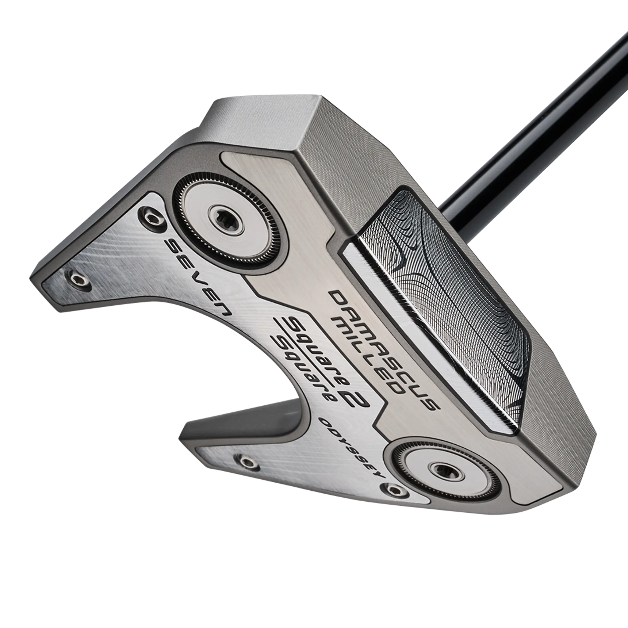 Damascus Milled Square 2 Square Seven Center Shaft Putter | Odyssey Golf