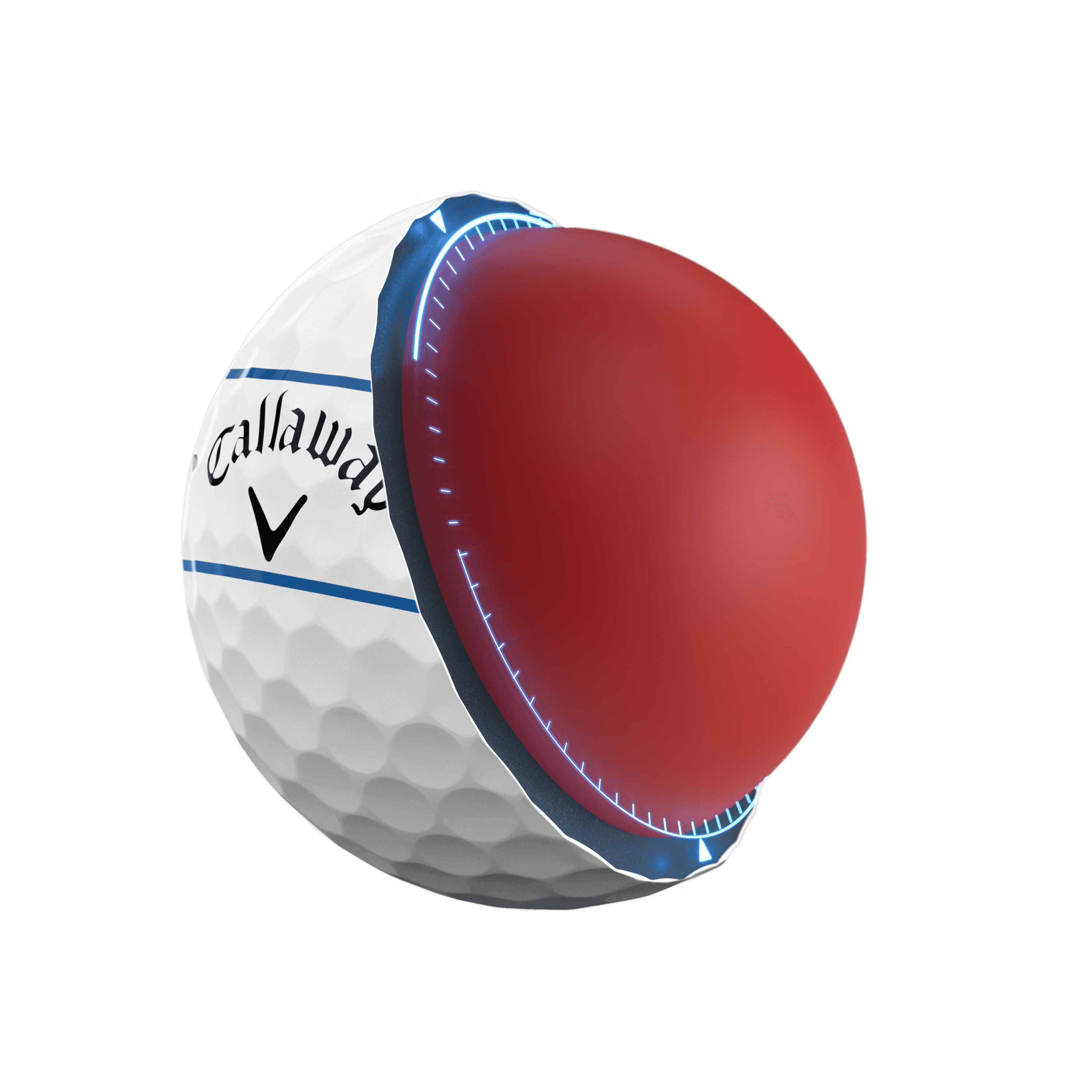 Chrome Soft white triple track golf balls features and benefits