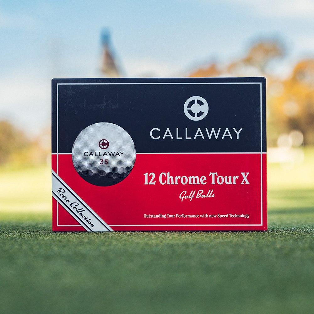 Chrome Tour X Retro Golf Balls