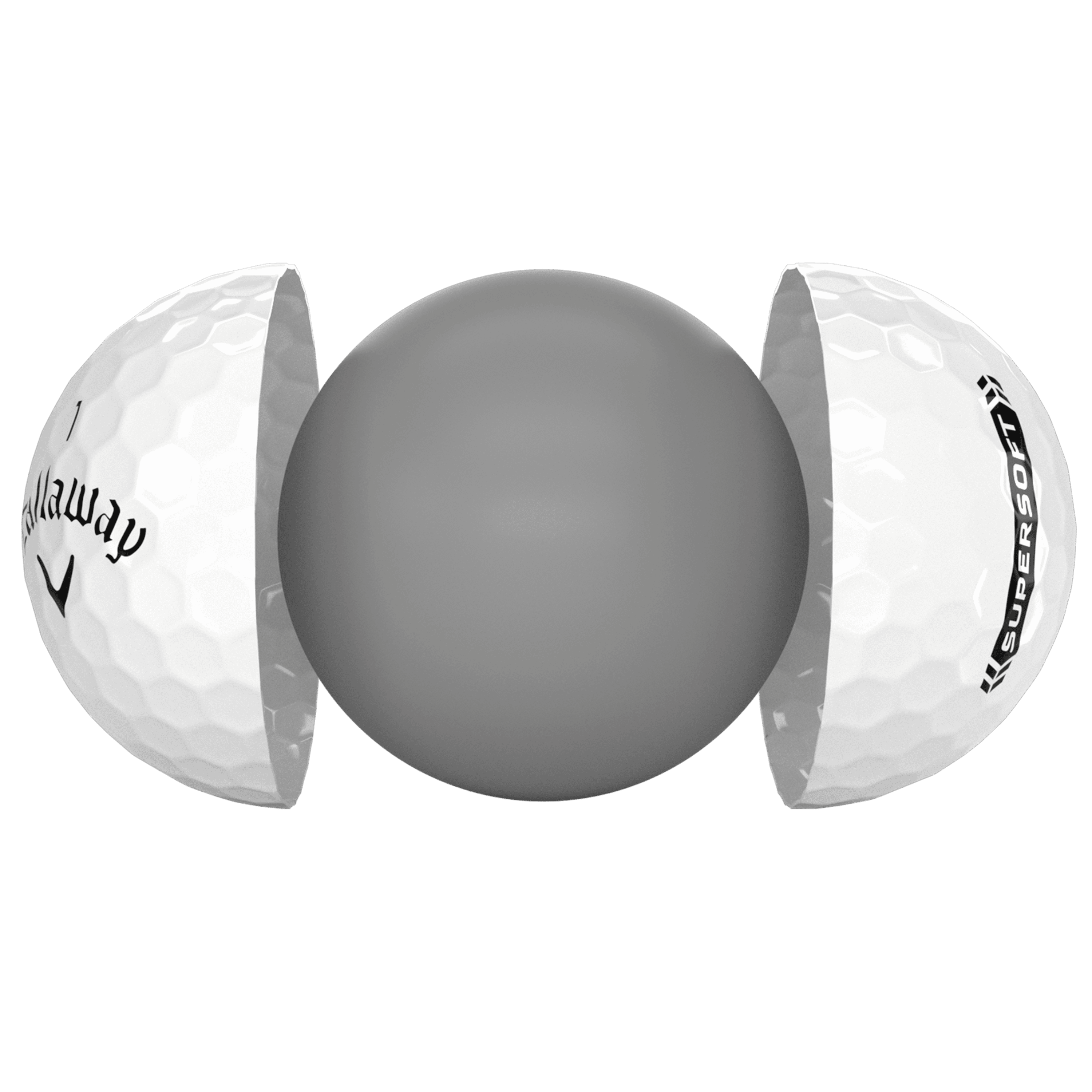 Callaway 2023 Supersoft Golf Balls - White Callaway 2023 Supersoft Golf Balls - White