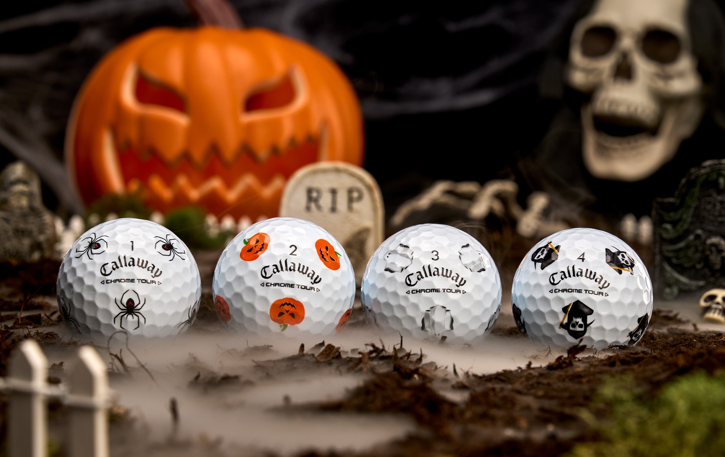 halloween golf balls