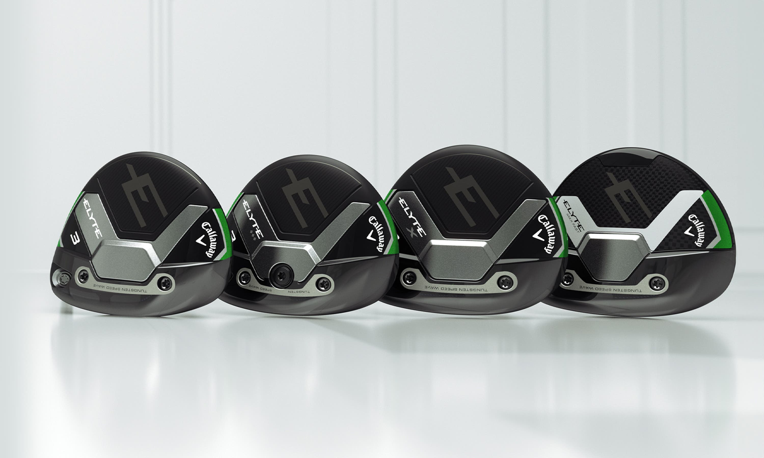 Four Elyte Fairway Woods