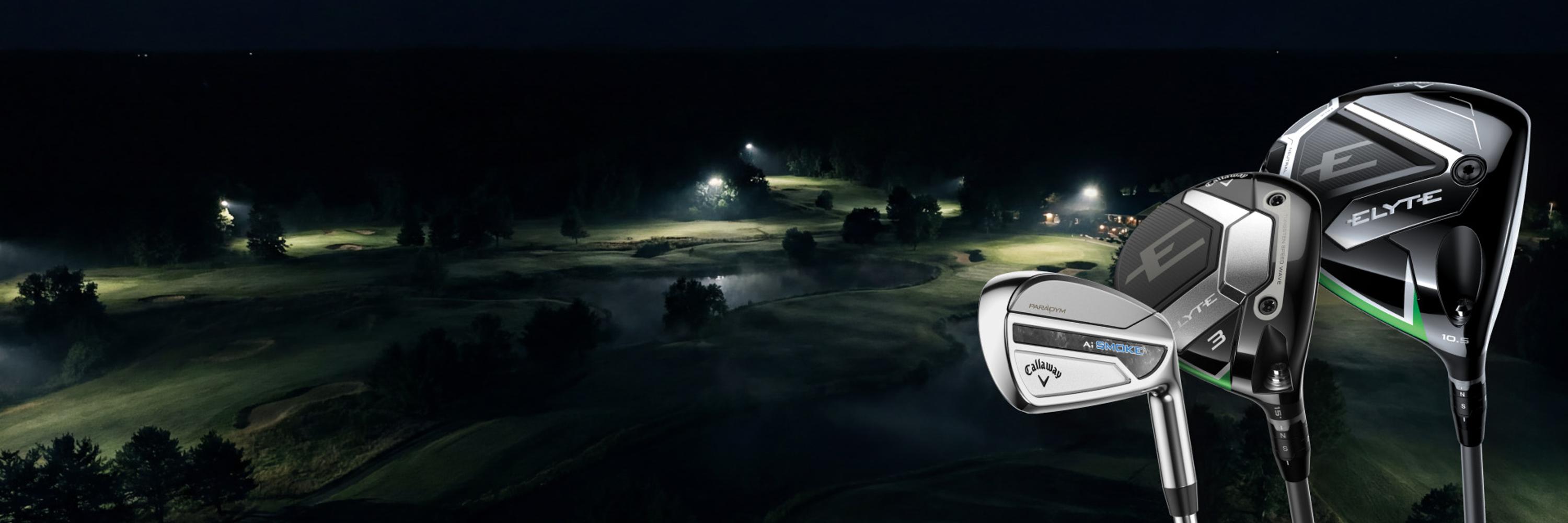 Elyte Clubs on Dark Background